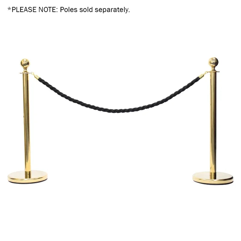 elumen8 Rope Black Twisted Gold Barrier Series