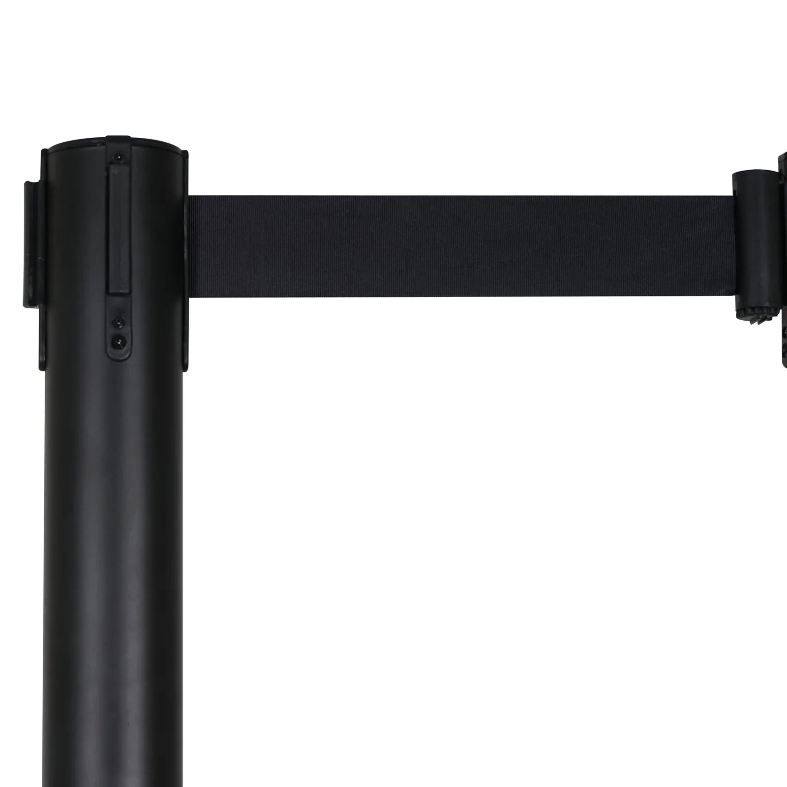 elumen8 Black Pole and Strap Retractable Barriers