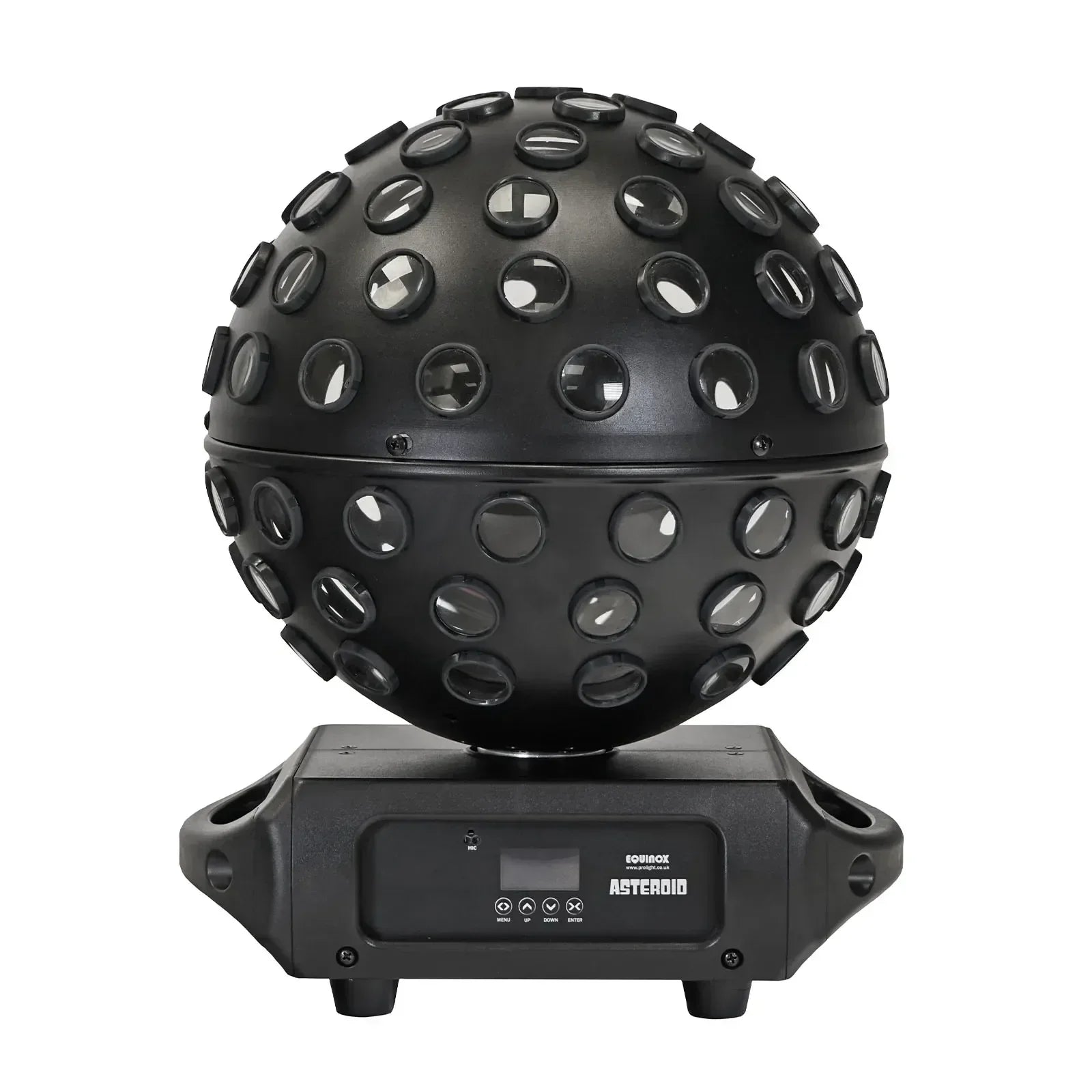 2 x Equinox Asteroid 5 x 40w RGBW LED Mirror Ball Effect Light with DMX Cable