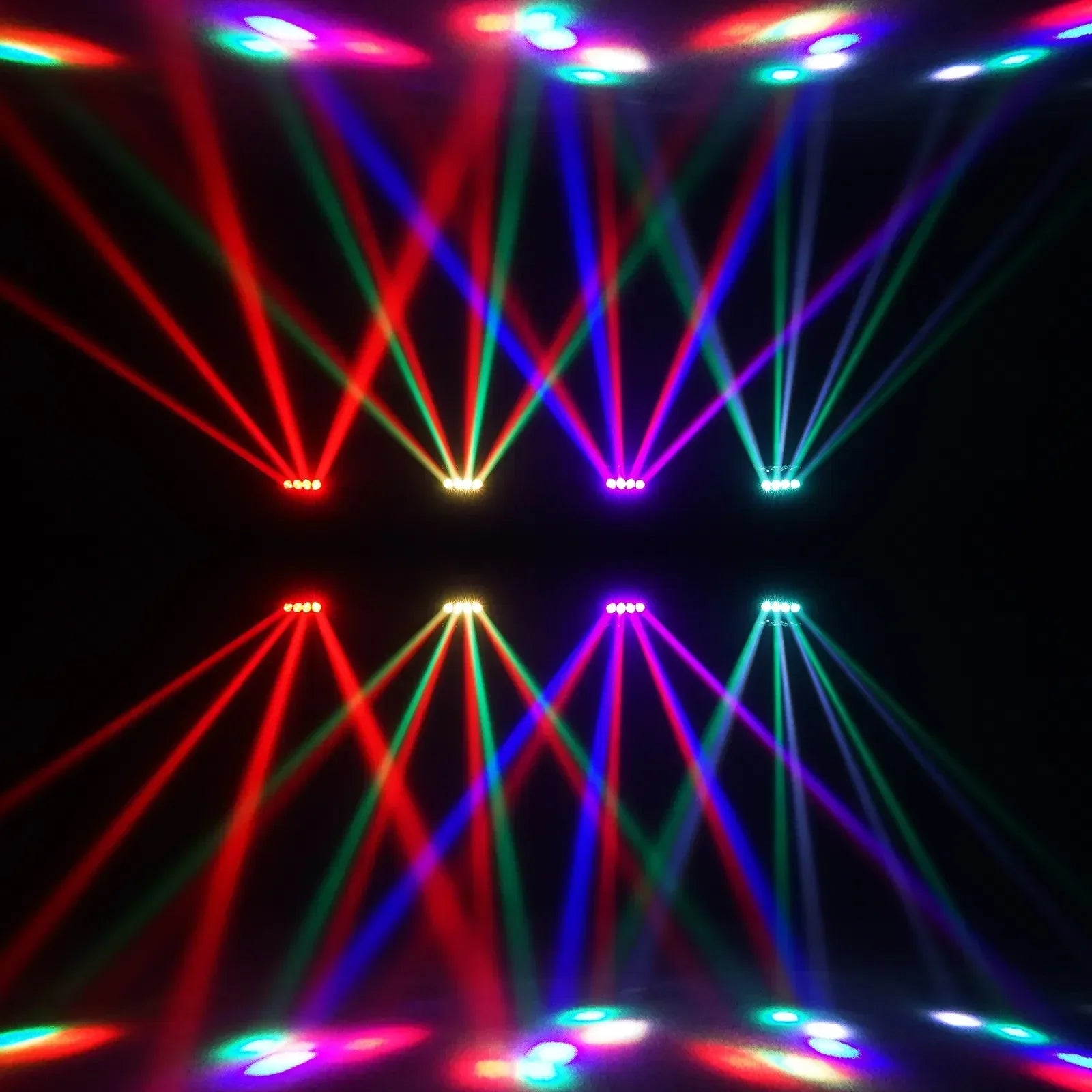 2 x Equinox Butterfly Quad MKII Beam Effect Light