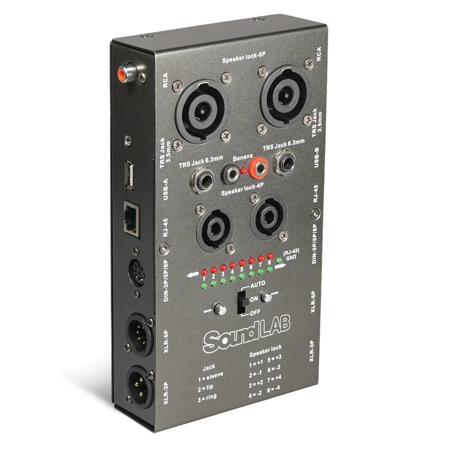 Soundlab Audio Cable Tester - XLR, Speakon, USB Jack