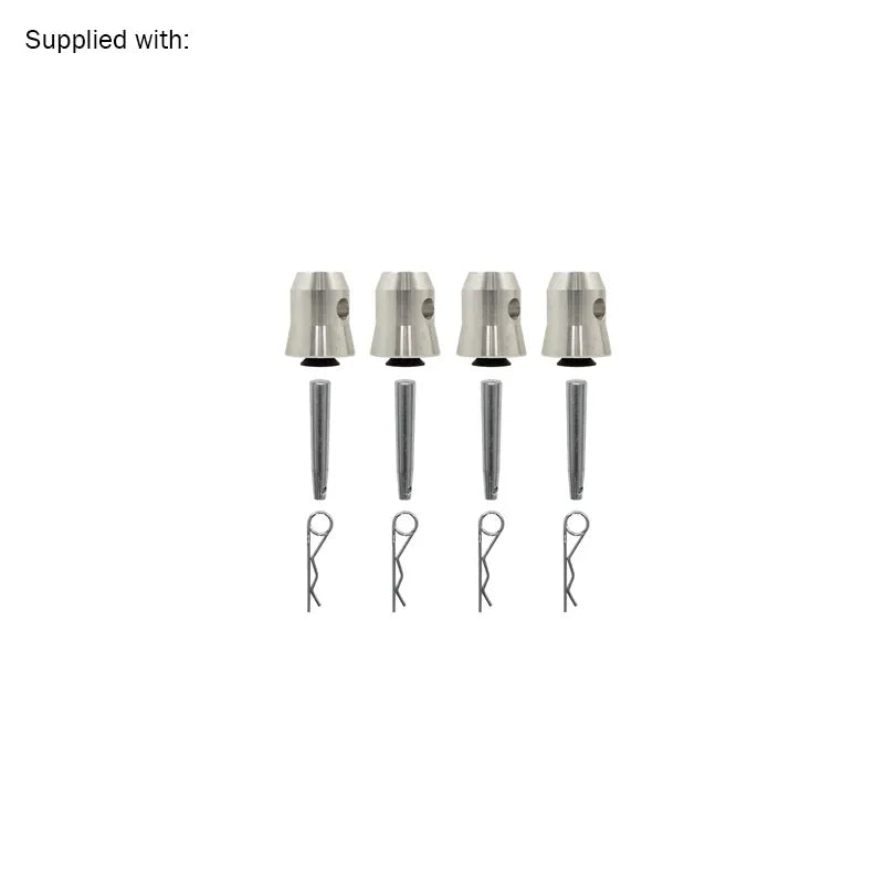 Global Truss F44 Base Plate Stage Black