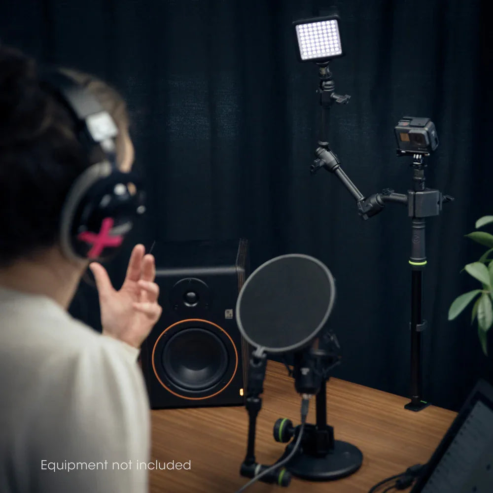Gravity MS 0200 SET1 Microphone Pole for Table Mounting incl. Table Clamp and Boom