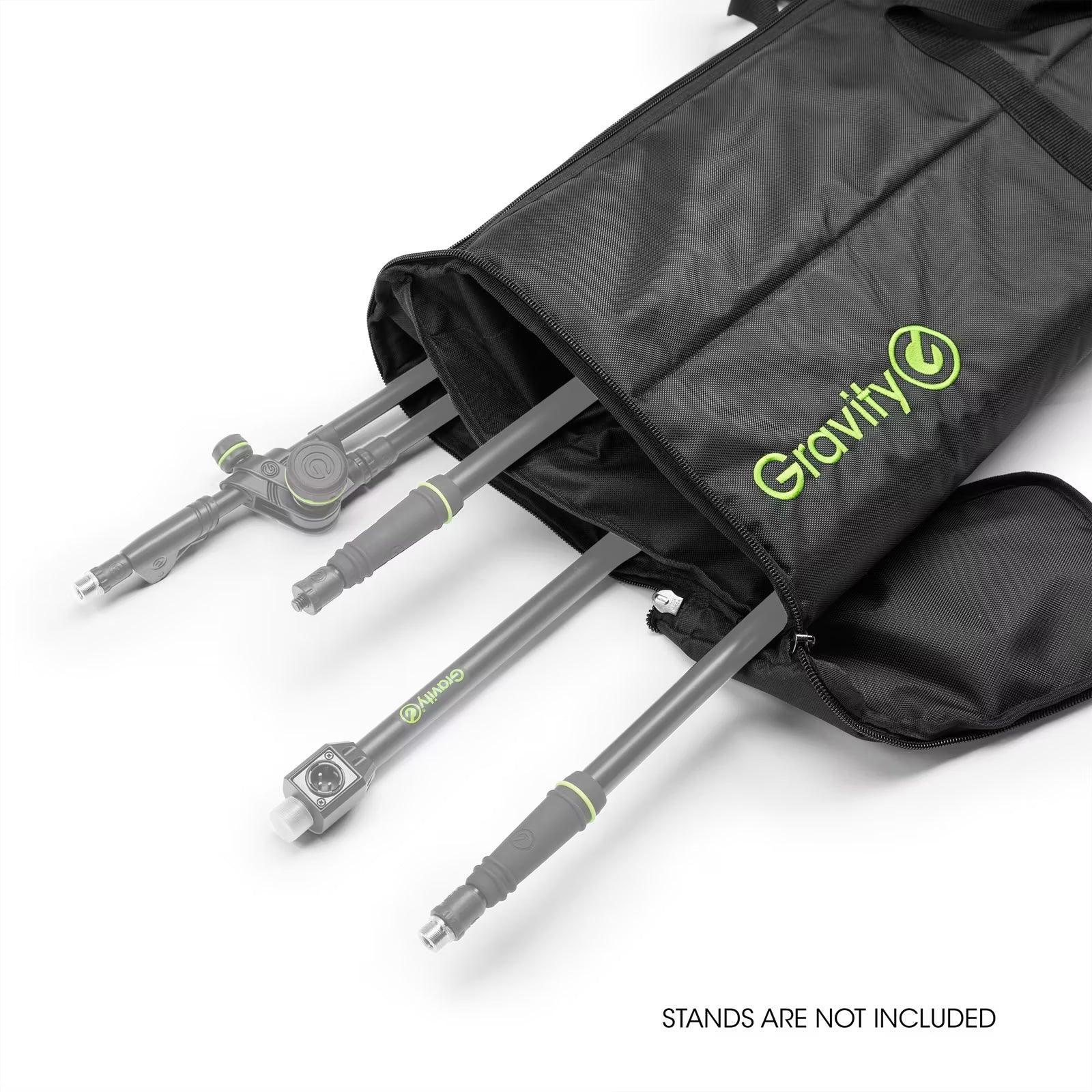 Gravity BG MS PB 4 B Transport Bag for 4 Microphone Stands with Plate Base