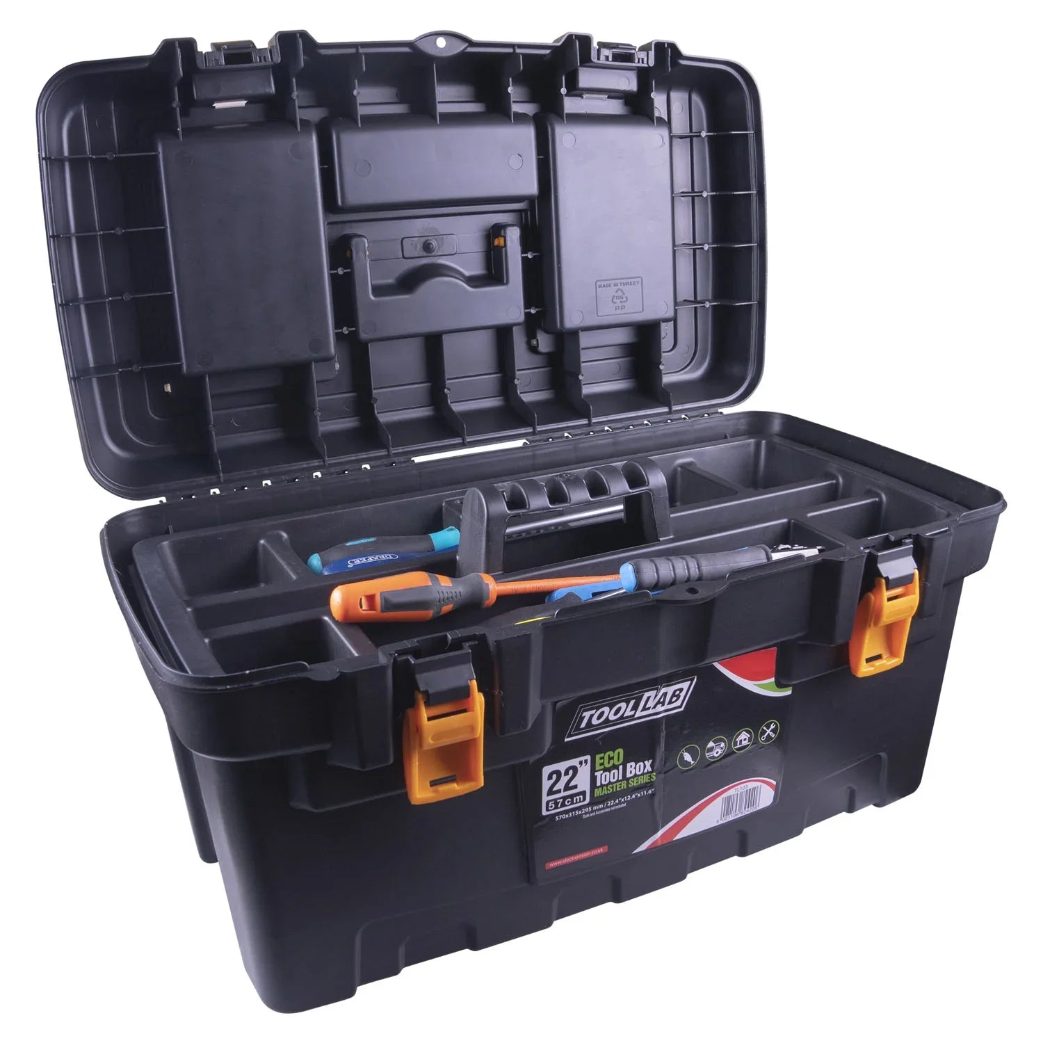 Toollab 22" Master Series Tool Box with Tray