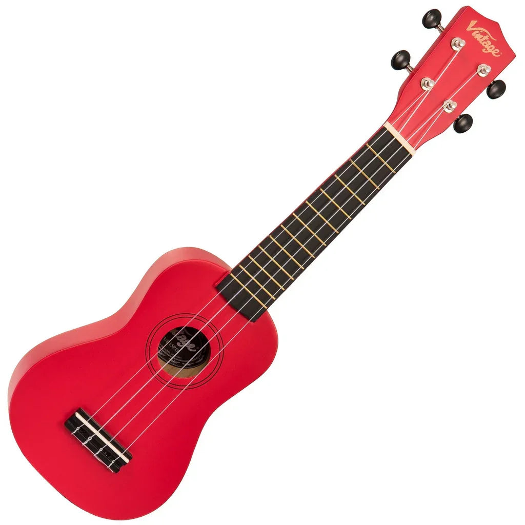 Vintage Soprano Ukulele Satin Red