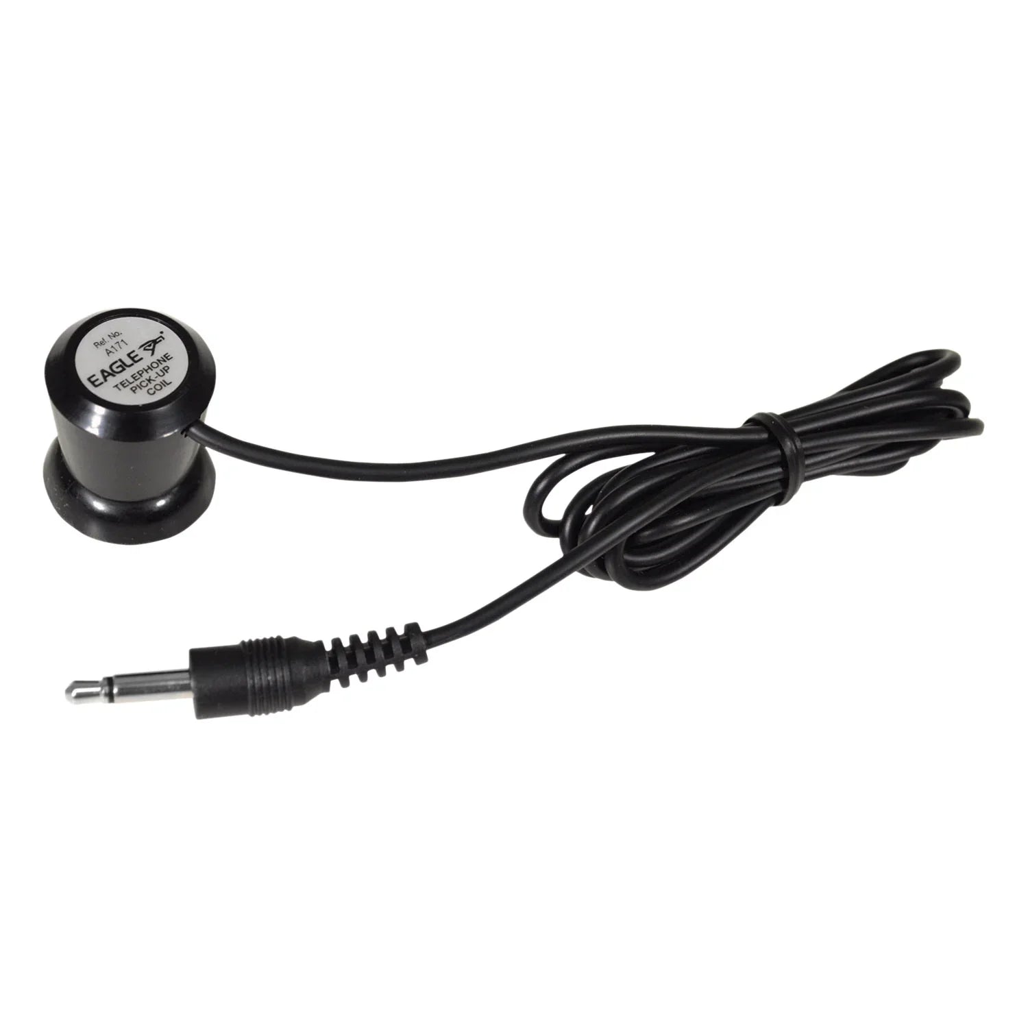 Eagle Black Telephone Pickup Coil with Sensitive Microphone