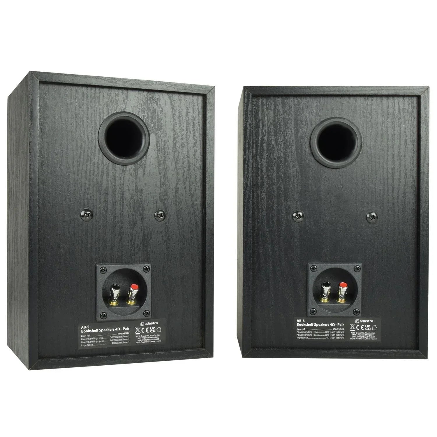 Adastra AB-5 80w 4 Ohm Bookshelf Speakers - DY Pro Audio