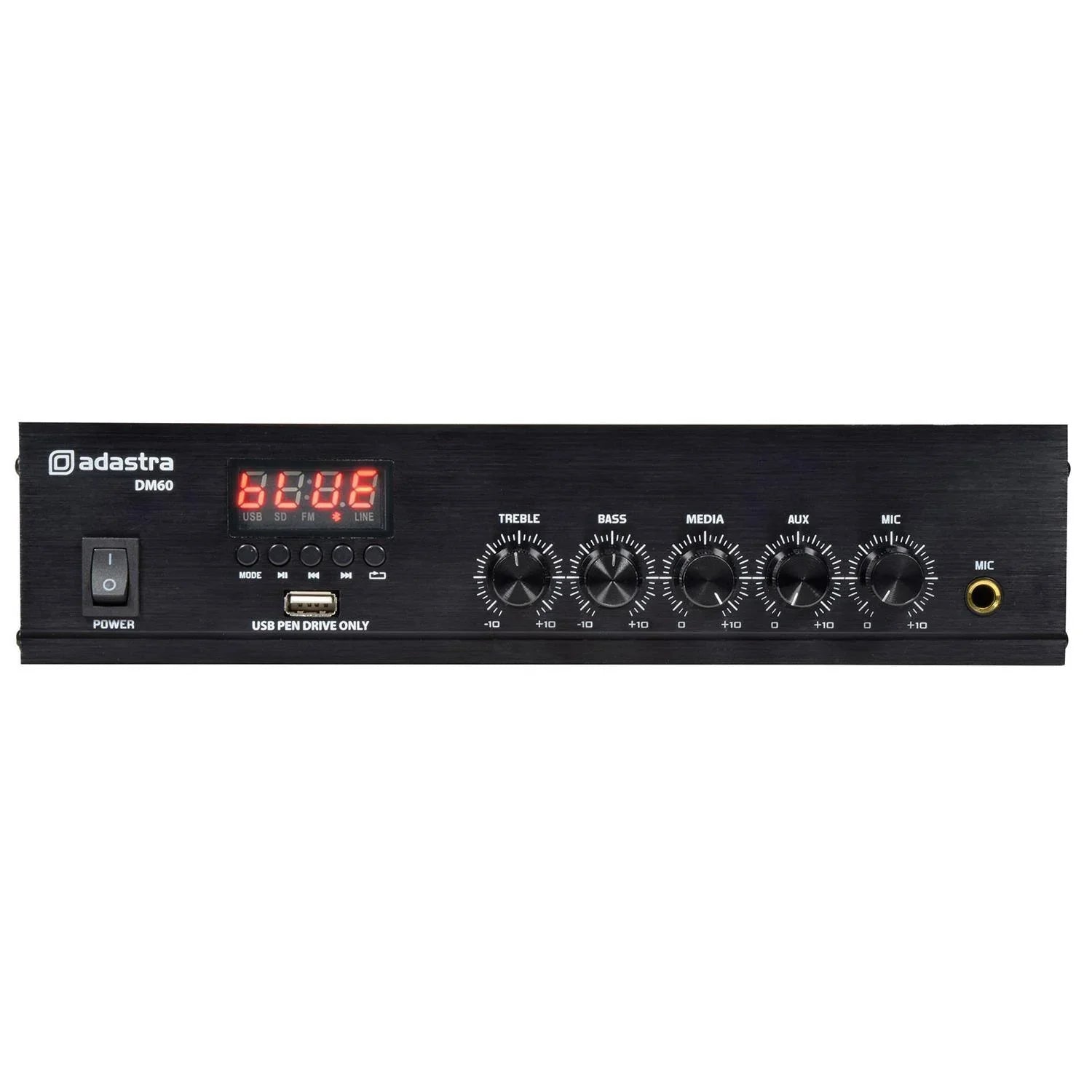 Adastra DM60 60w Digital 100V Mixer-Amp - DY Pro Audio