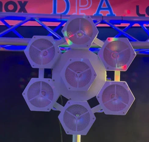 Citronic CosmoPAR White 7x40W COB LED RGBW PAR Light Limited Edition