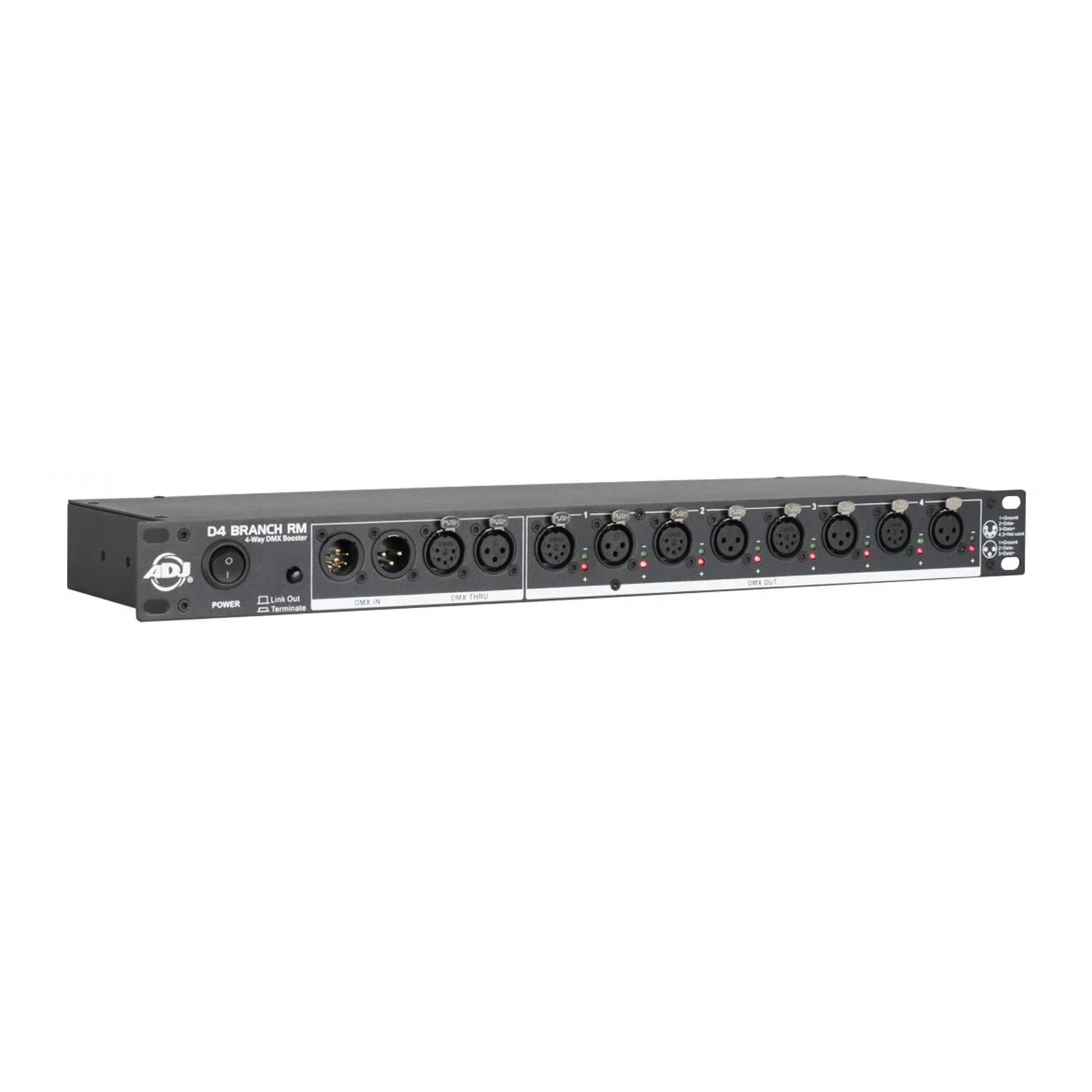 ADJ D4 Branch RM DMX Distributor - DY Pro Audio