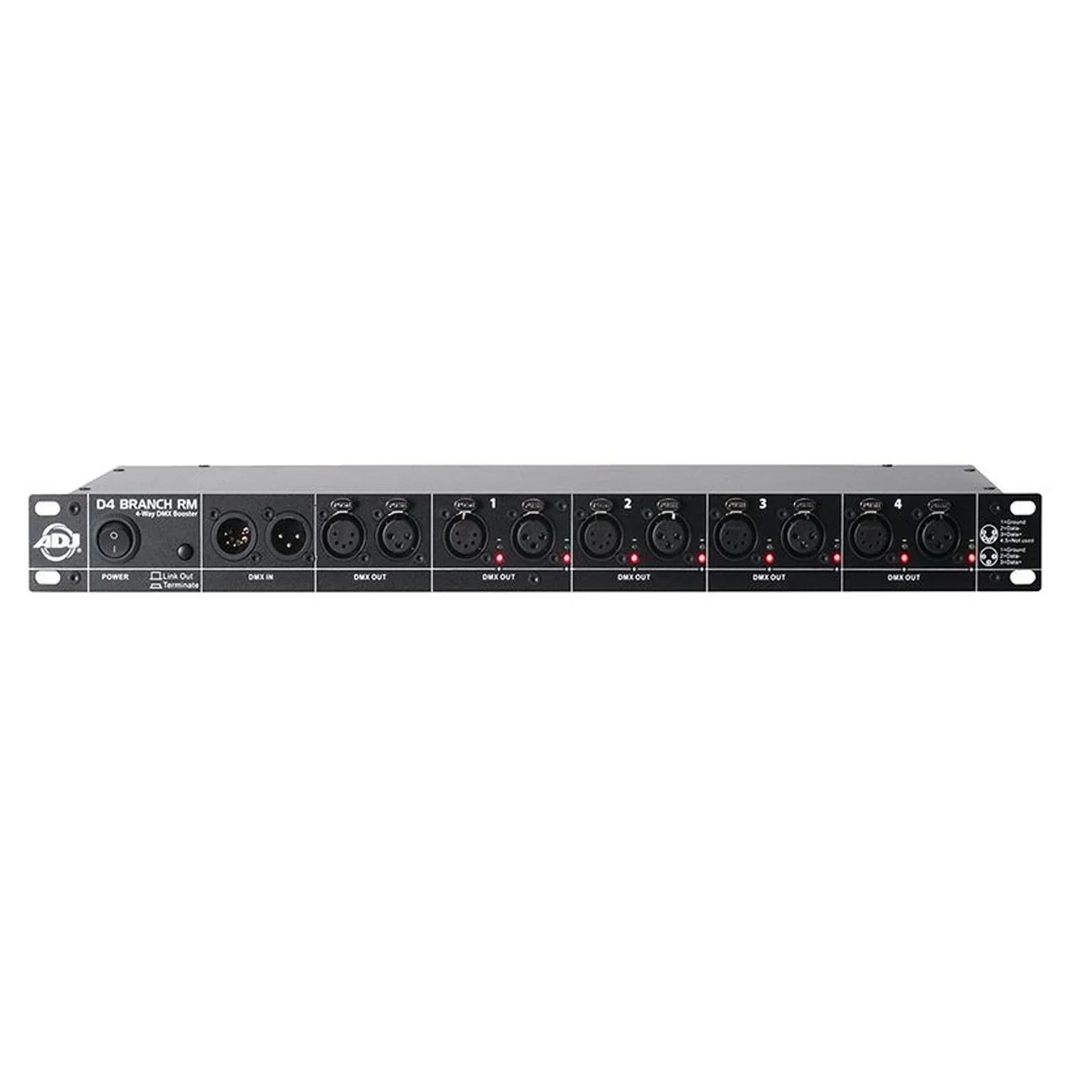ADJ D4 Branch RM DMX Distributor - DY Pro Audio