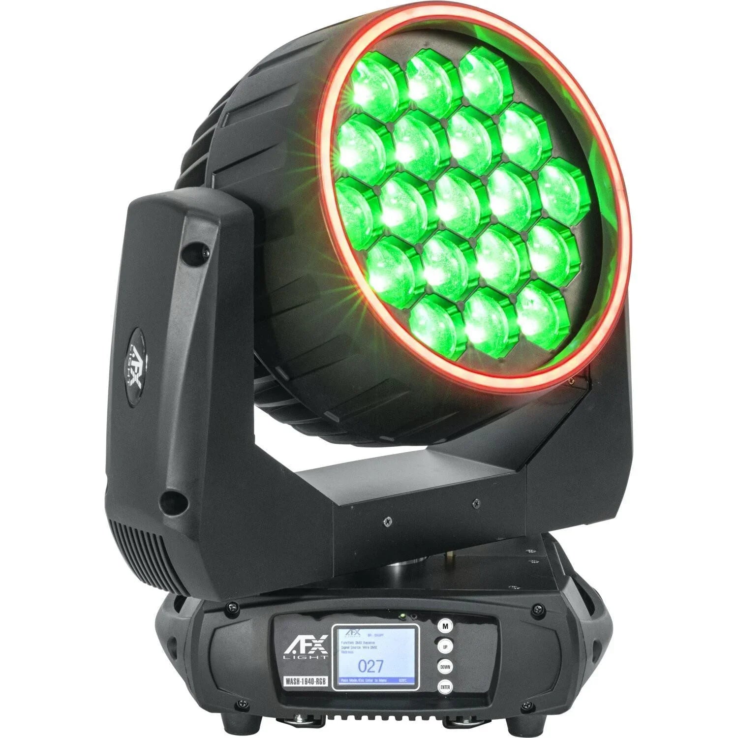 AFX WASH-1940-RGB Wash Zoom RGB Moving Head with Flight Case - DY Pro Audio