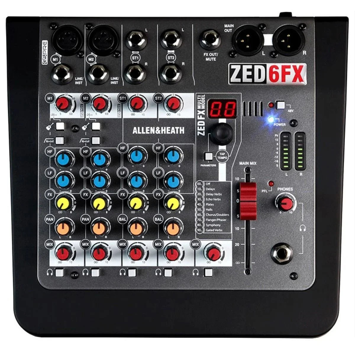 Allen & Heath ZED6FX Compact Mixer - DY Pro Audio