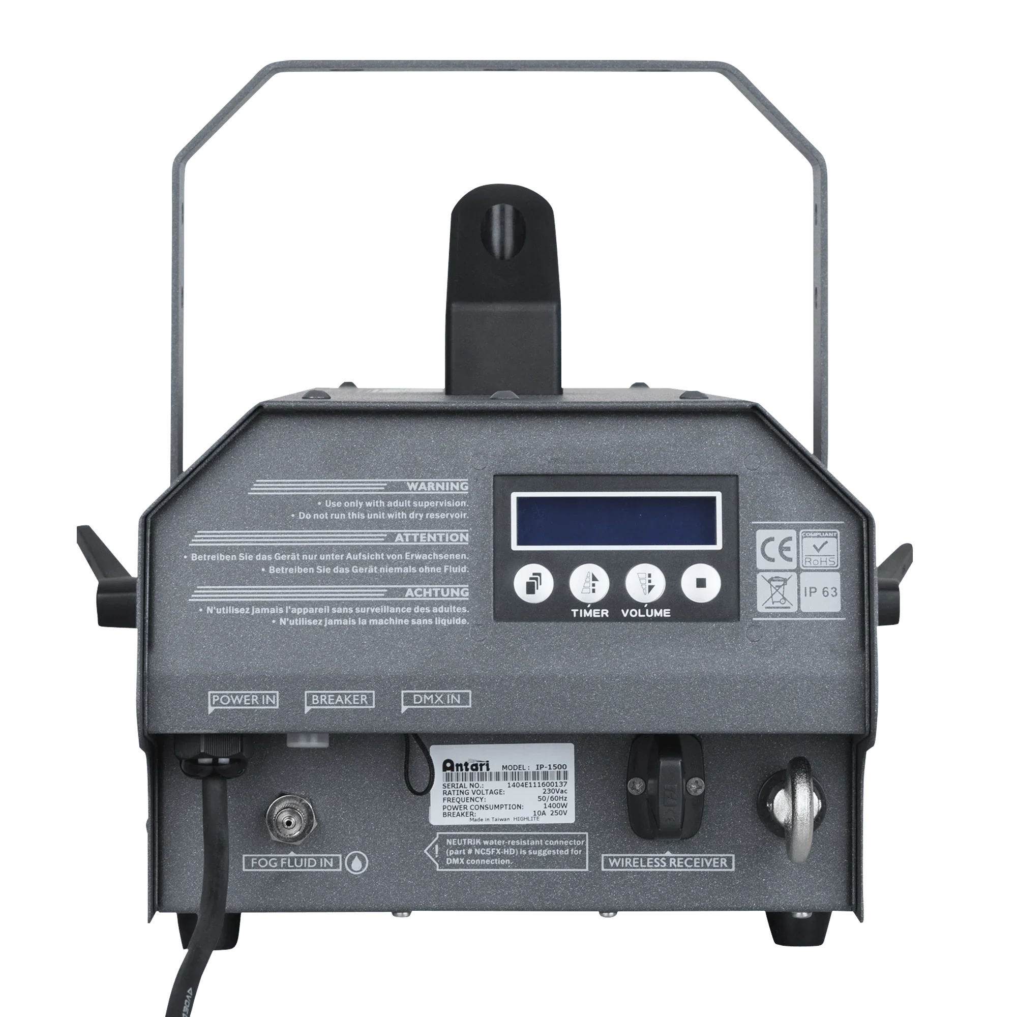 Antari IP-1500 1500 W Outdoor Fogger 240 V, 50 Hz - DY Pro Audio