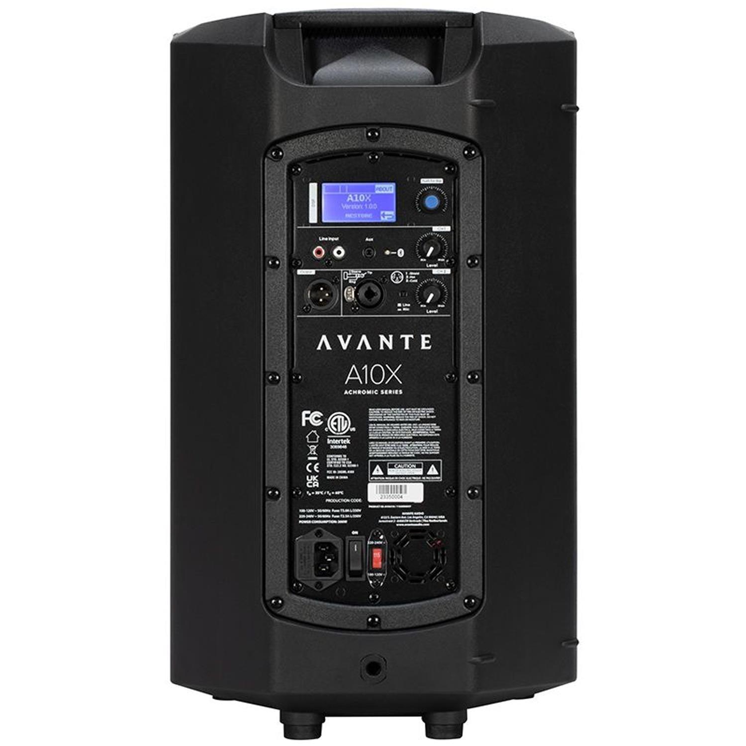 Avante A10X 10" 1000w Active Speaker - DY Pro Audio