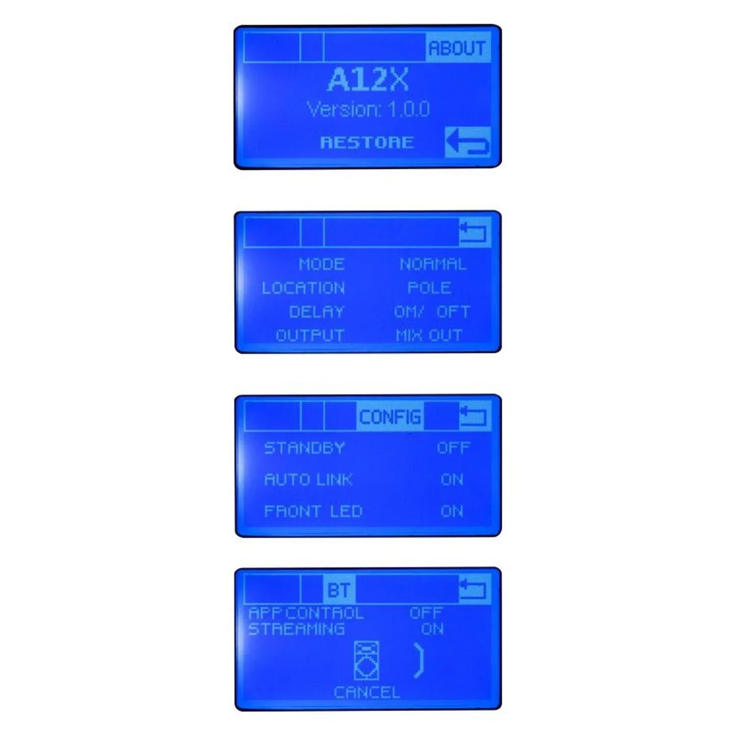 Avante A12X 12" 1200w Active Speaker - DY Pro Audio