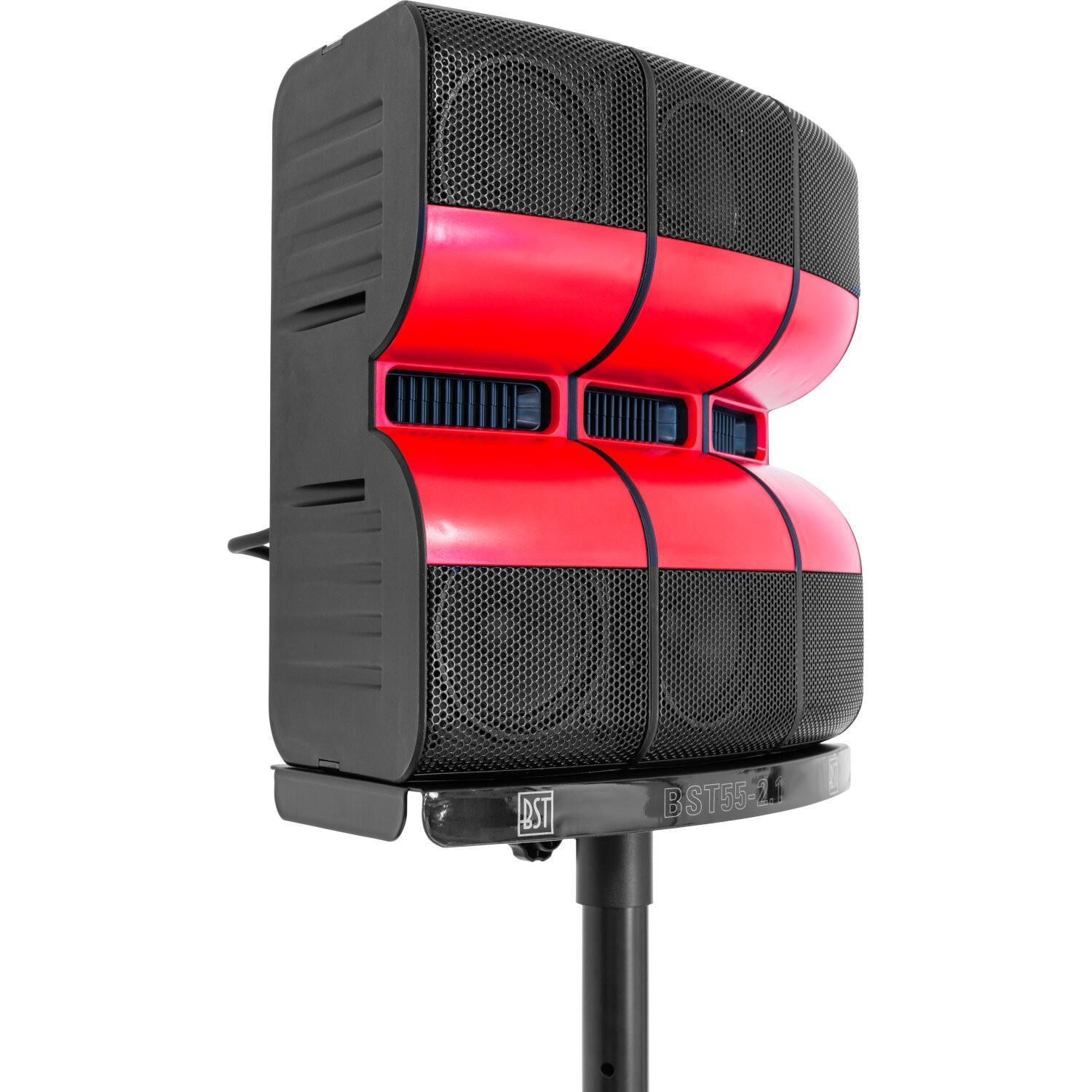BST BST55-2.1 Active 2.1 Sound System 18" Sub + 2 Saterlitte Boxes with Stands - DY Pro Audio