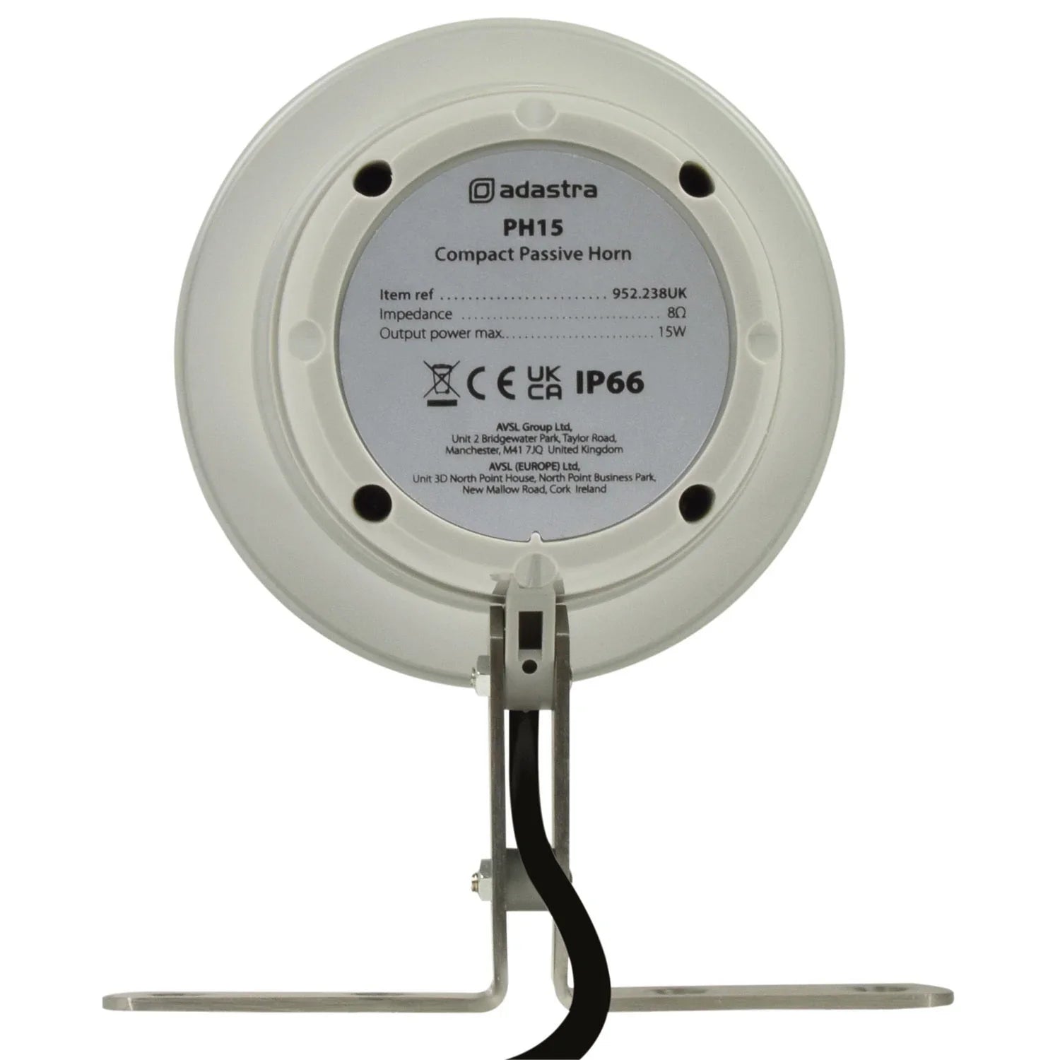 Adastra PH15 Horn Speaker 15W 8ohm IP66