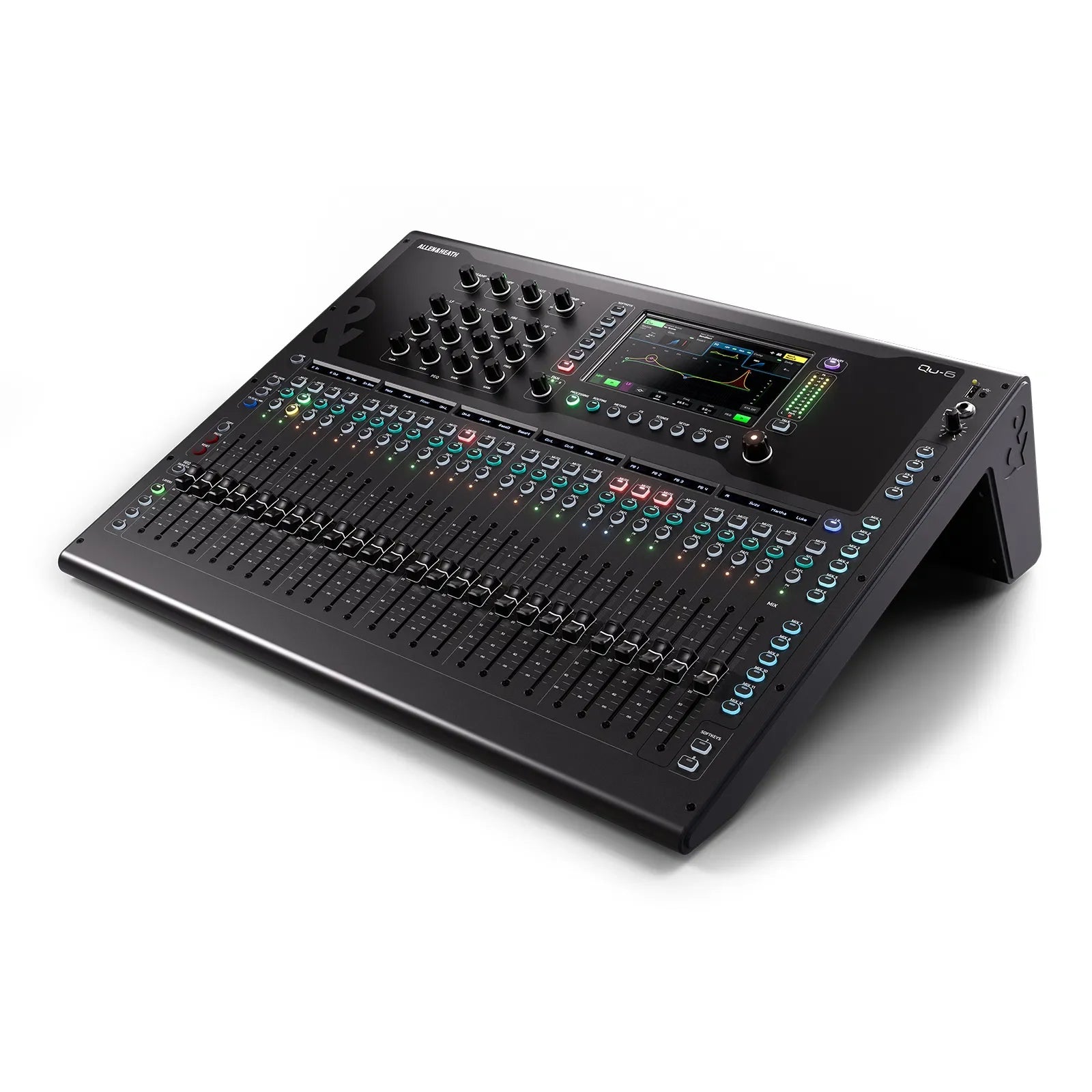 Allen & Heath Qu-6 Digital Mixing Console With 24 Faders
