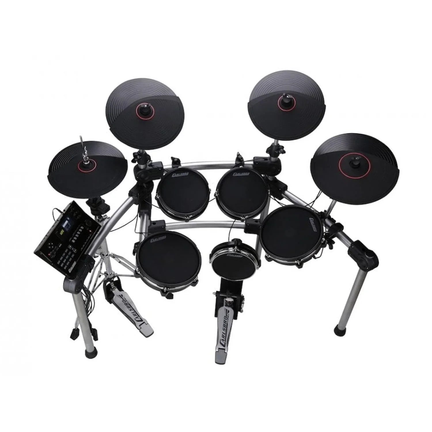 Carlsbro CSD600 9-Piece Electronic Full Mesh Drum Kit - DY Pro Audio