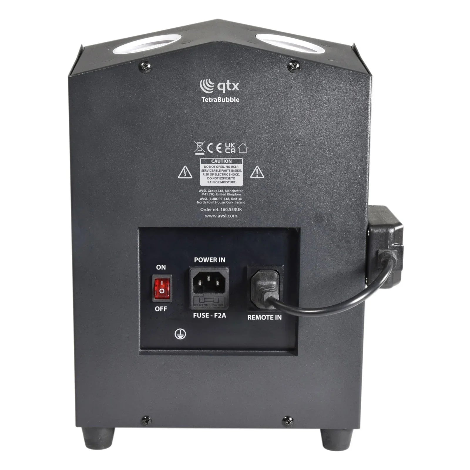 QTX Tetra Bubble High Output 4-Wheel Bubble Machine