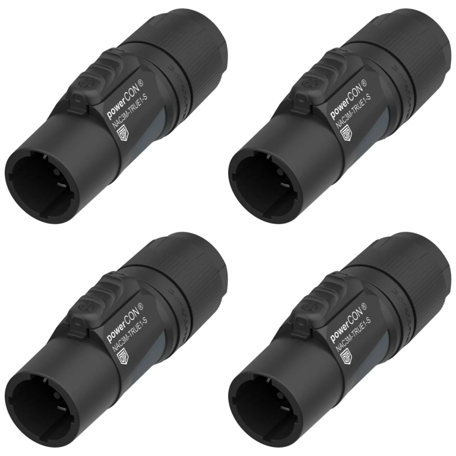 4 x Neutrik NAC3M-TRUE1-S Male PowerCON True1 Top MAINS CABLE Con Inlet CBC TO