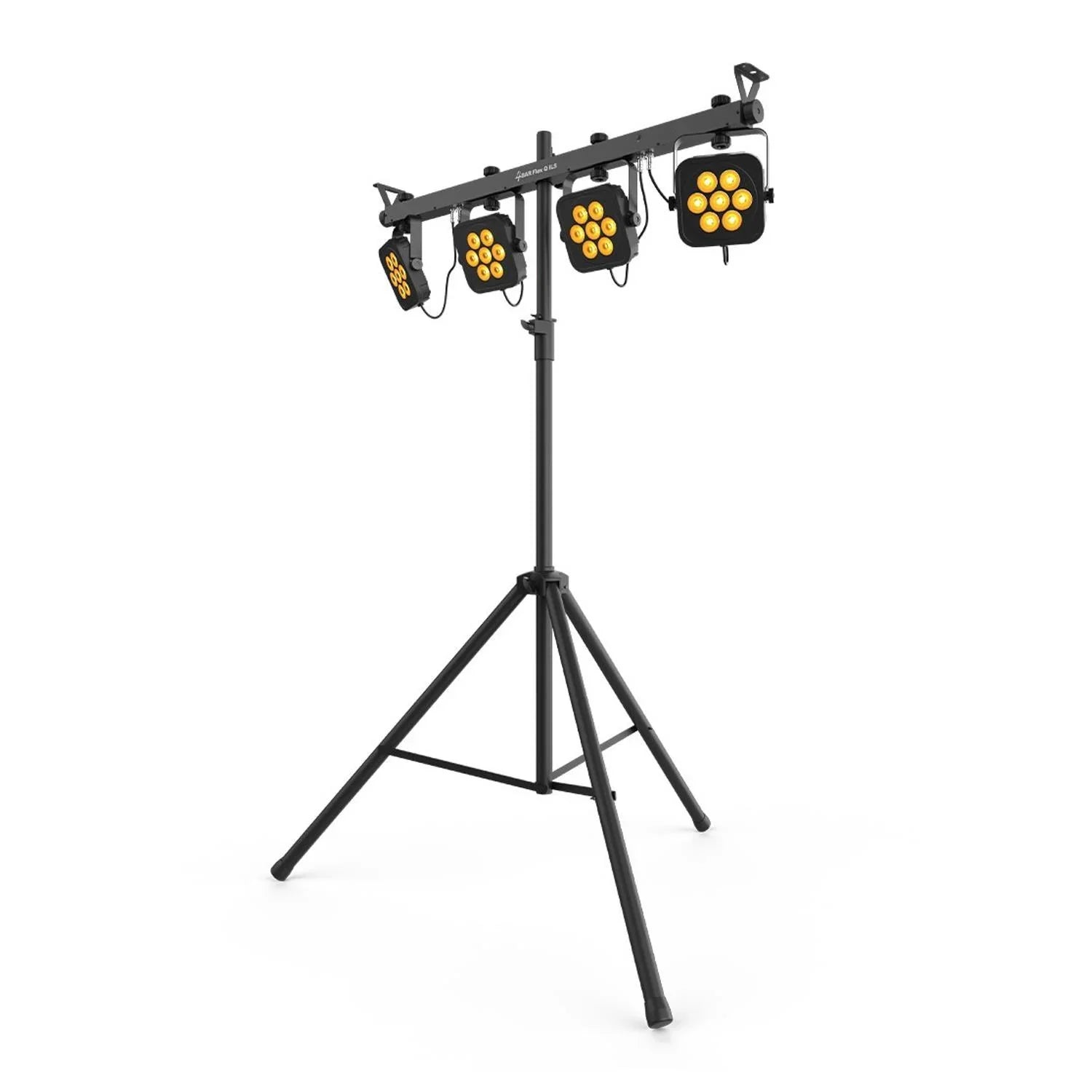 Chauvet DJ 4Bar Flex Q ILS RGBA 4-Head Wash Tripod Lighting System - DY Pro Audio