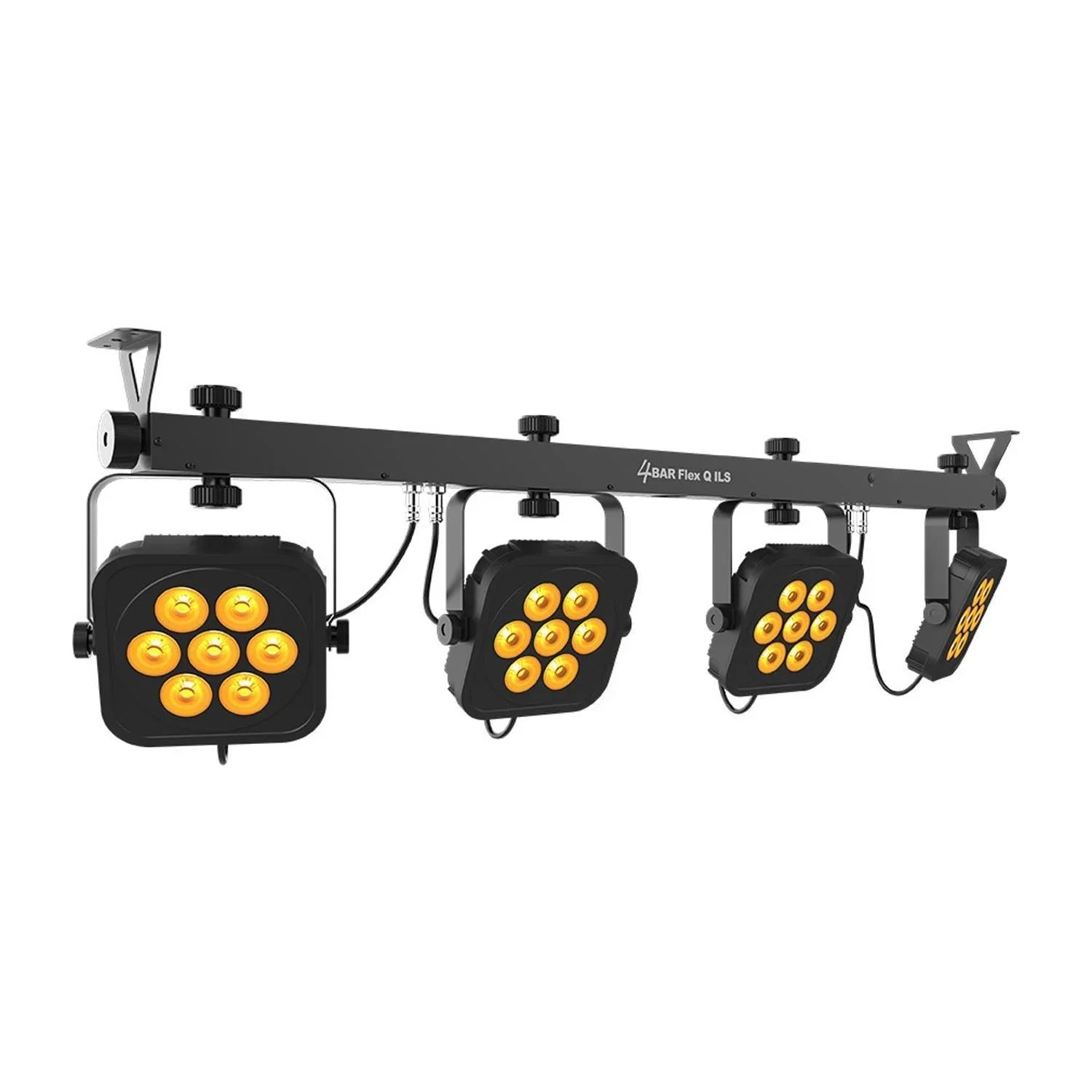 Chauvet DJ 4Bar Flex Q ILS RGBA 4-Head Wash Tripod Lighting System - DY Pro Audio