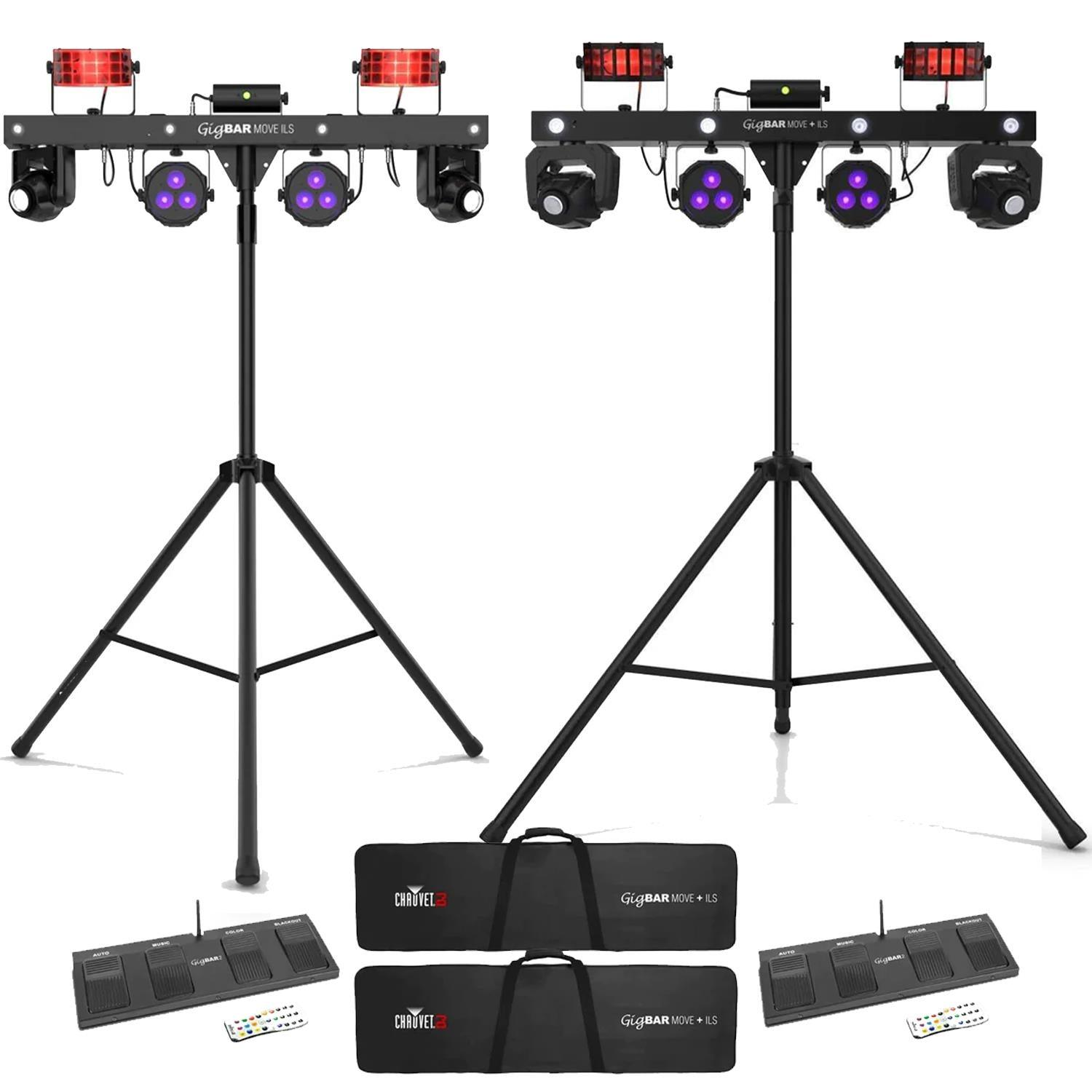 Chauvet DJ Gig Bar Move Plus ILS & Gig Bar Move ILS Bundle - DY Pro Audio