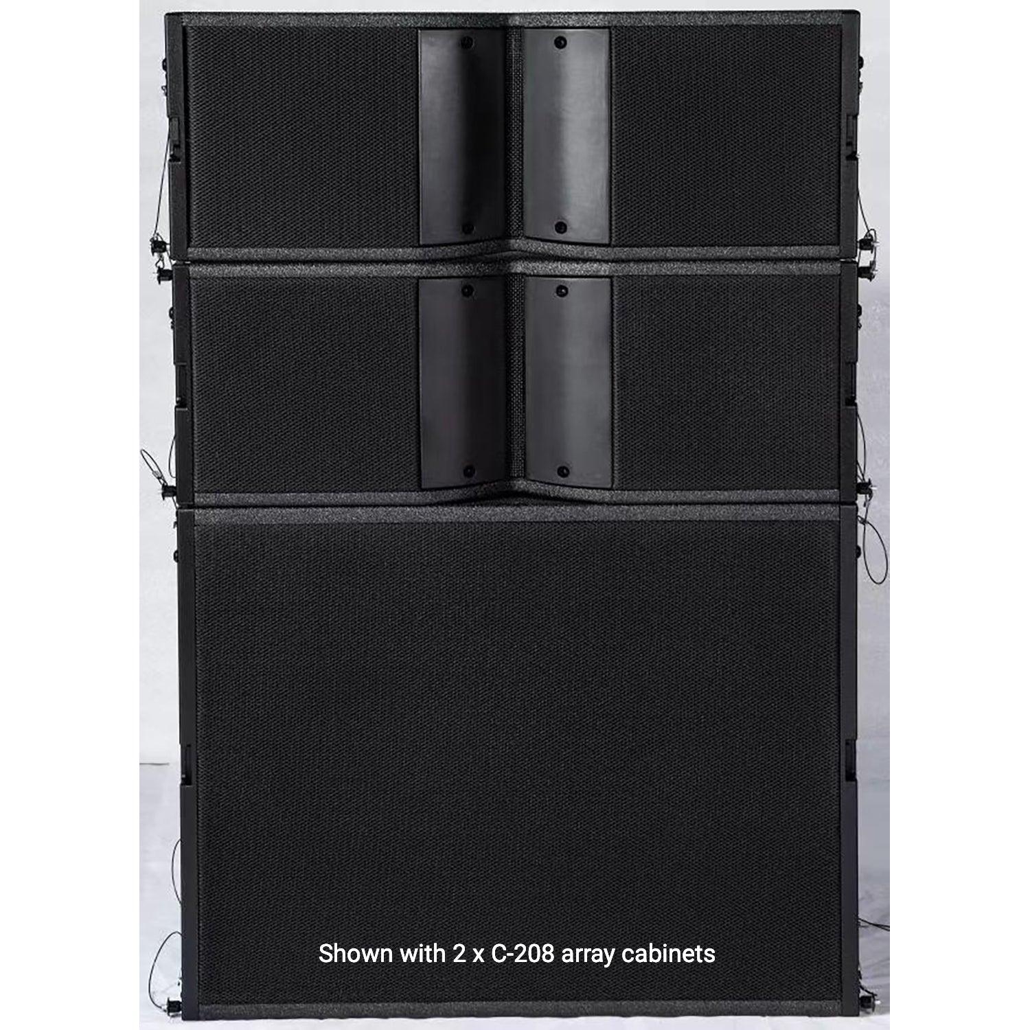 Citronic C-208 and C-118S Subwoofer Line Array Bundle - DY Pro Audio