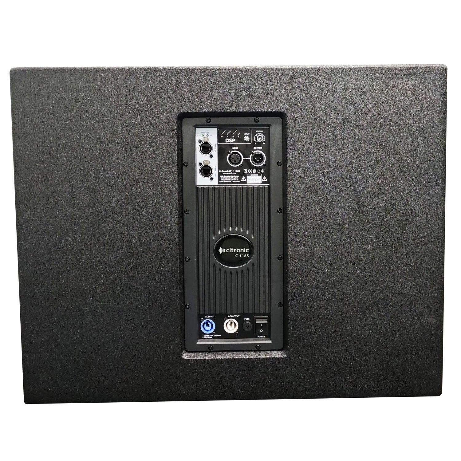 Citronic C-208 and C-118S Subwoofer Line Array Bundle - DY Pro Audio