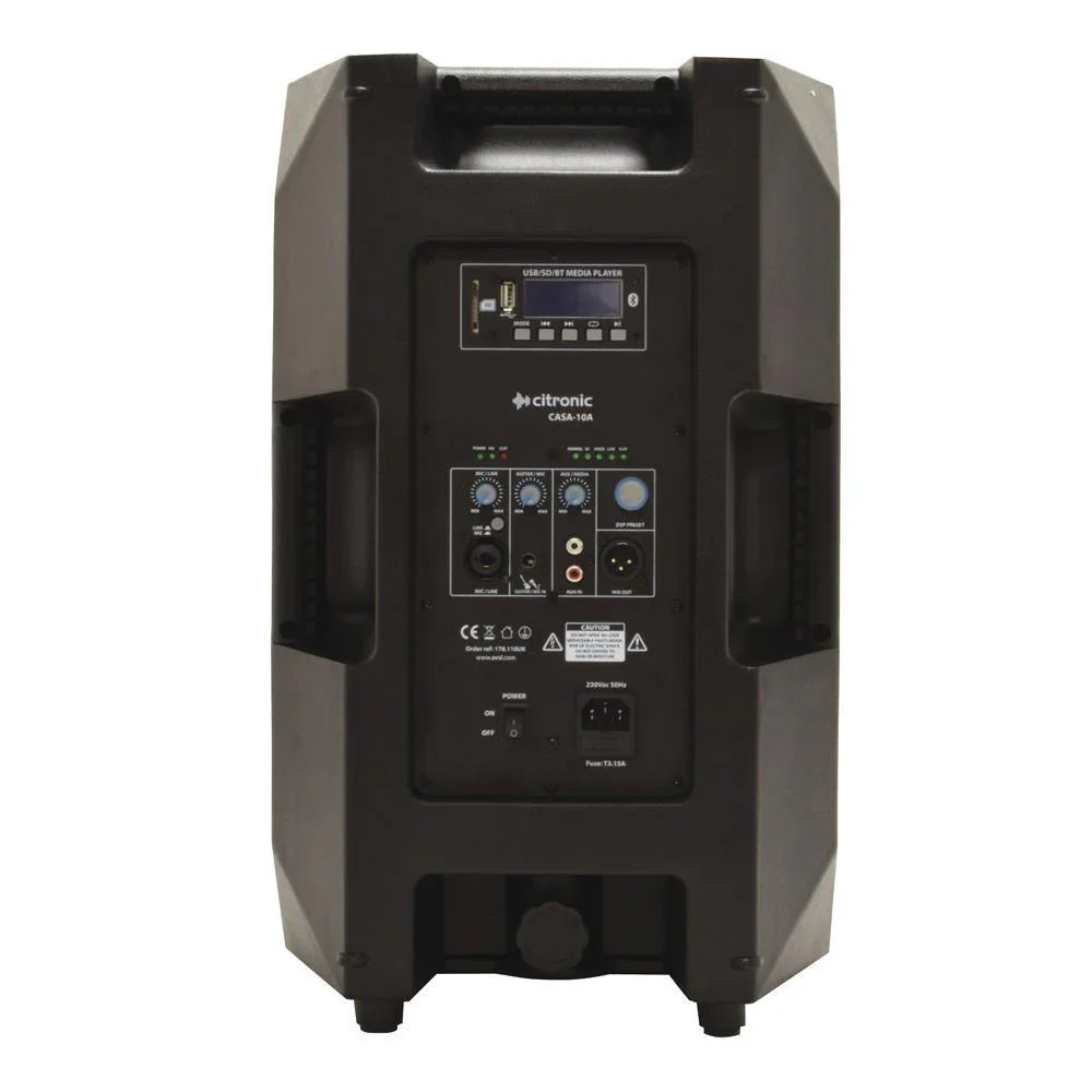 Citronic CASA-10A and CASA 12BA 4500W Active Speaker Bundle - DY Pro Audio