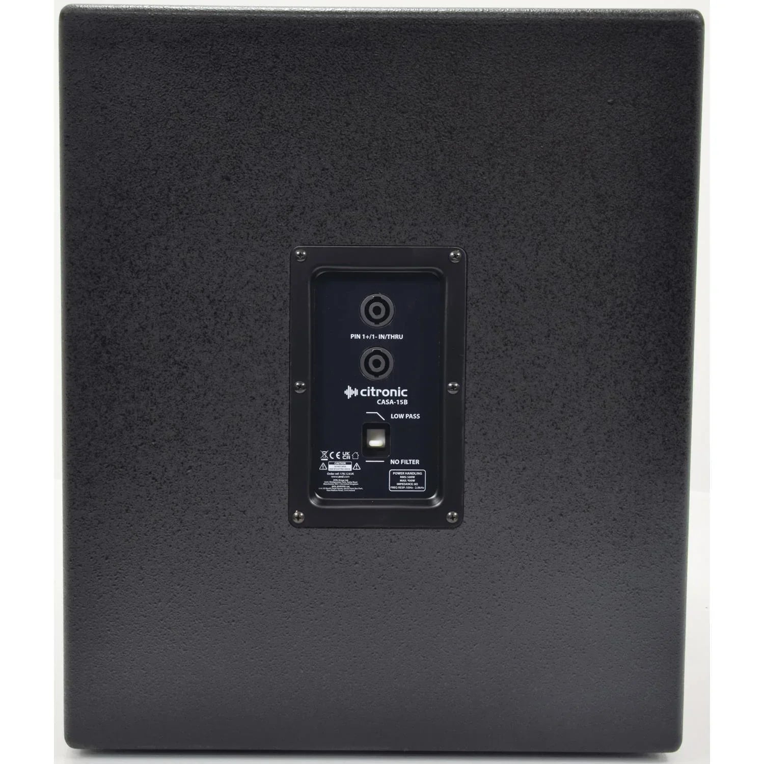 Citronic CASA-18B 15" 1100w Passive Subwoofer - DY Pro Audio