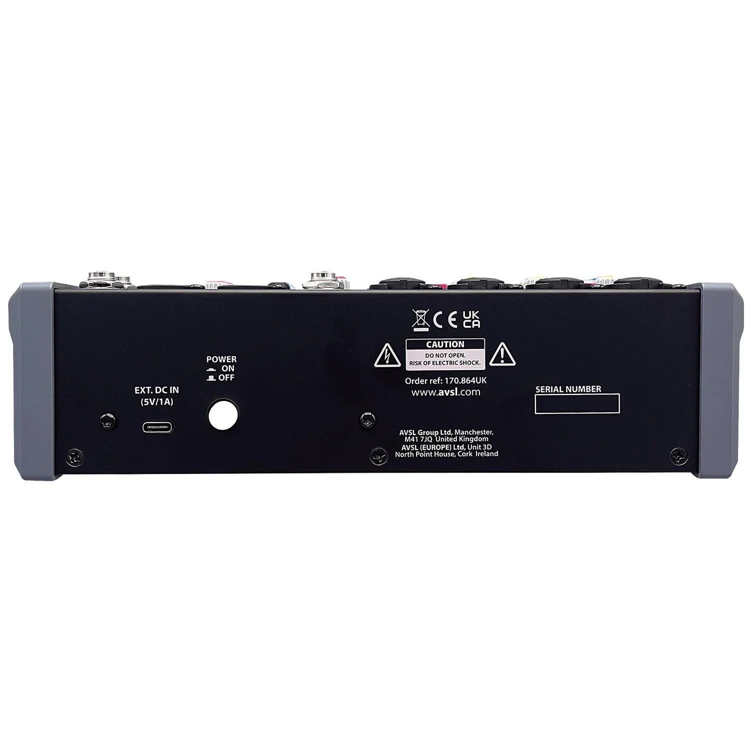 Citronic CMA-8 Compact Mixer with DSP FX and BT/USB - DY Pro Audio