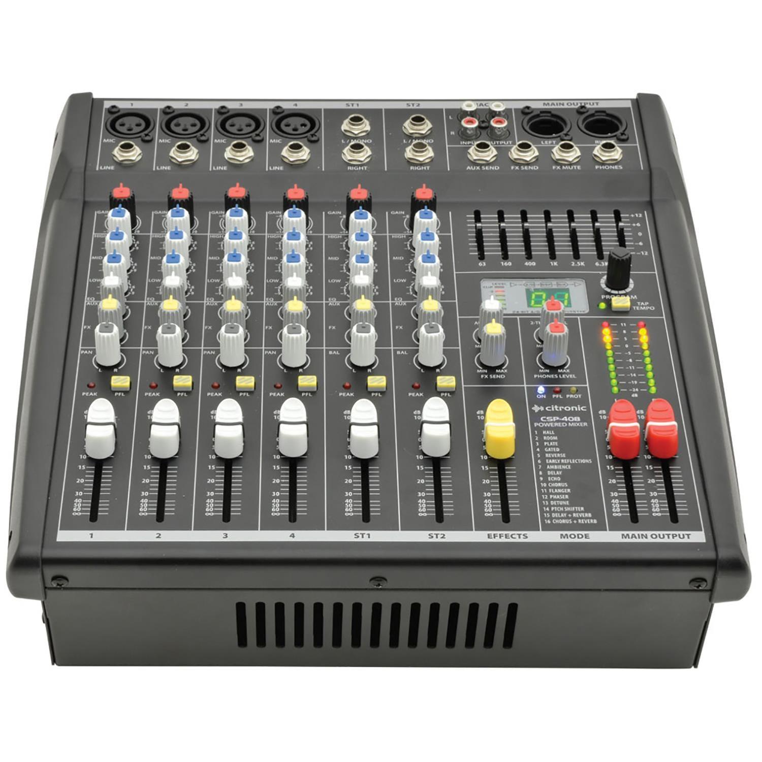 Citronic CSP-408 400w Powered Mixer - DY Pro Audio