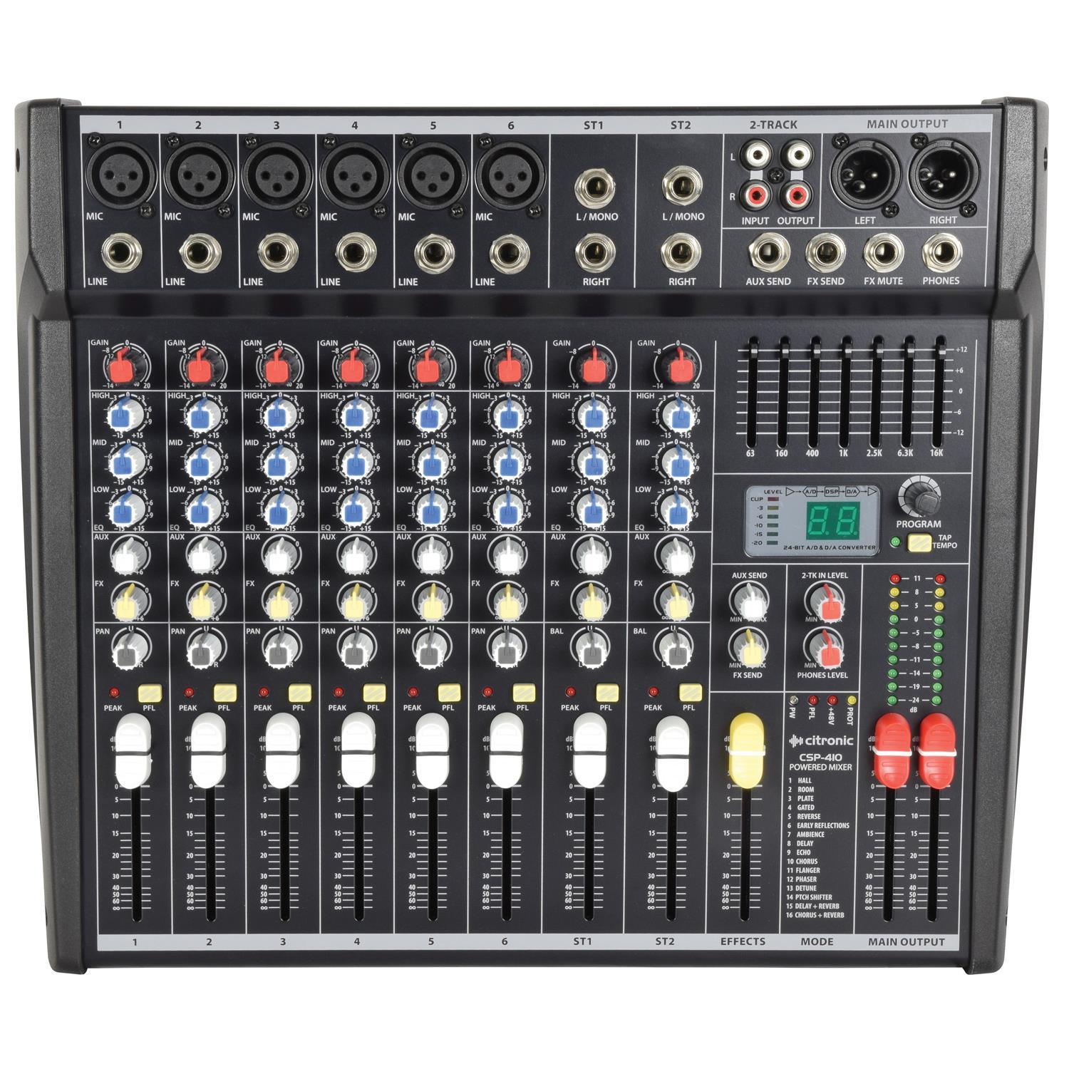 Citronic CSP-714 700w Powered Mixer - DY Pro Audio