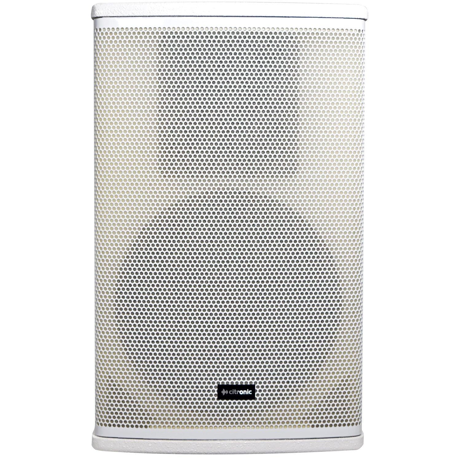 Citronic CUBA-8AW 8" Active White Full Range Speaker - DY Pro Audio
