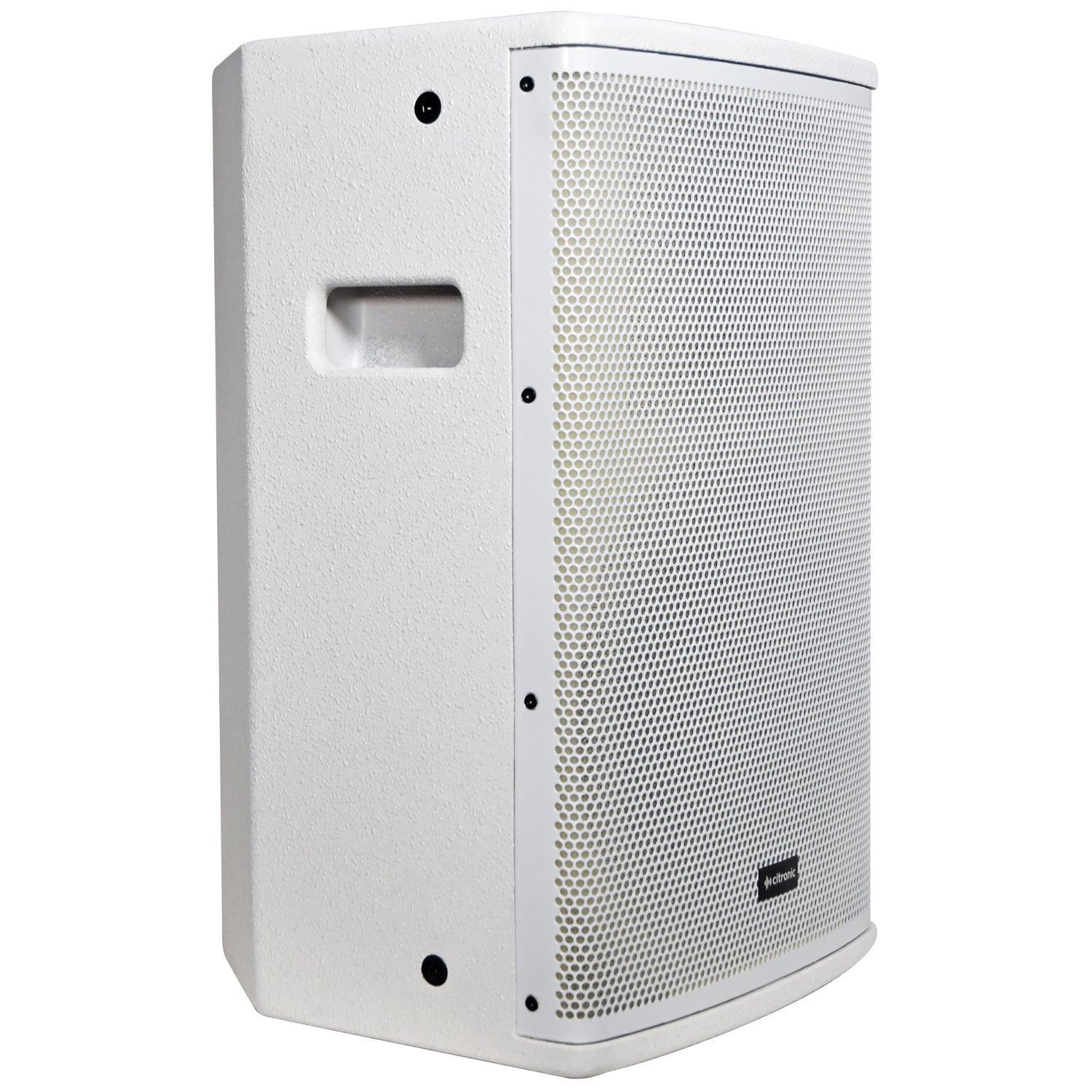 Citronic CUBA-8AW 8" Active White Full Range Speaker - DY Pro Audio