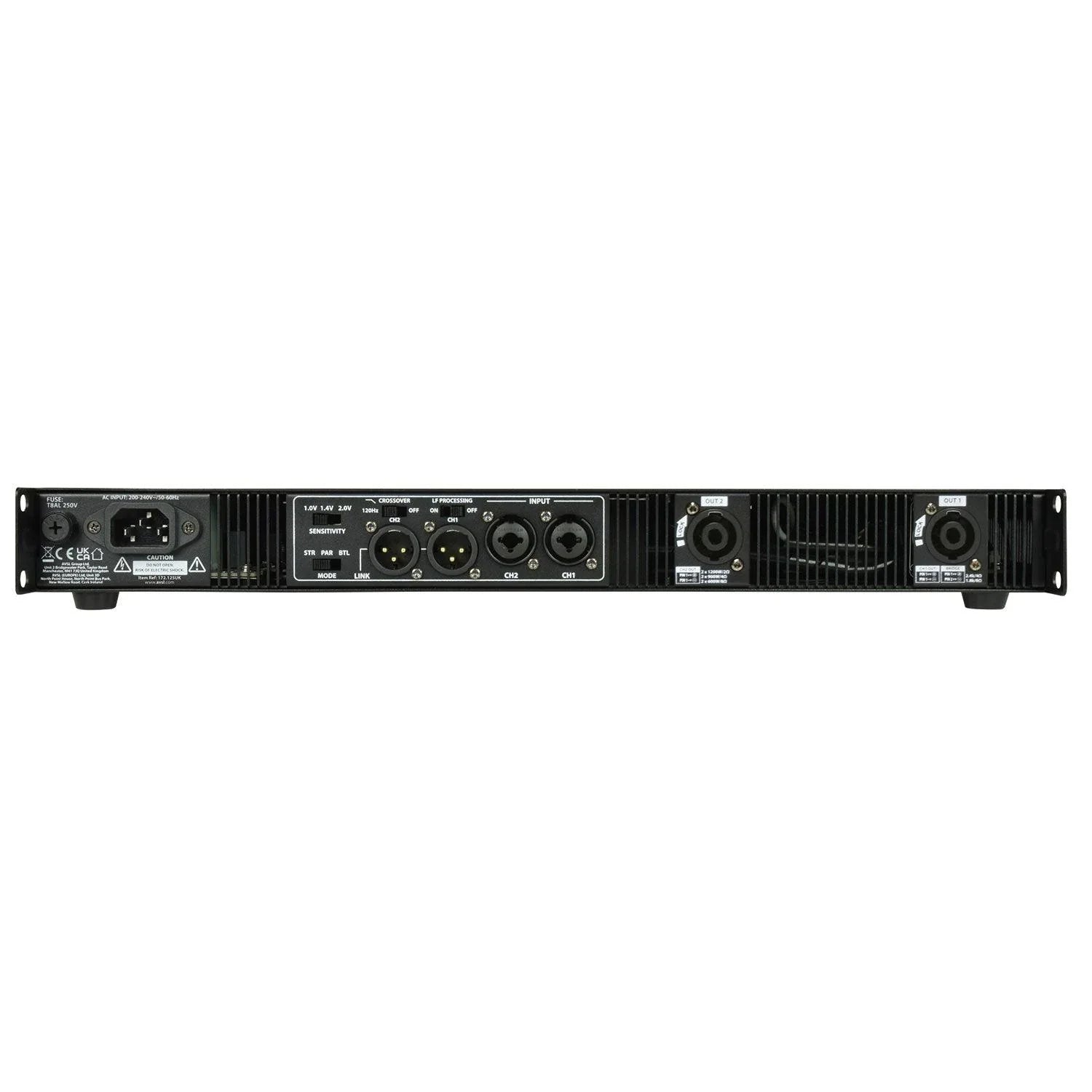 Citronic H2400 Hybrid Amp 2x900W @ 4ohm Amplifer - DY Pro Audio