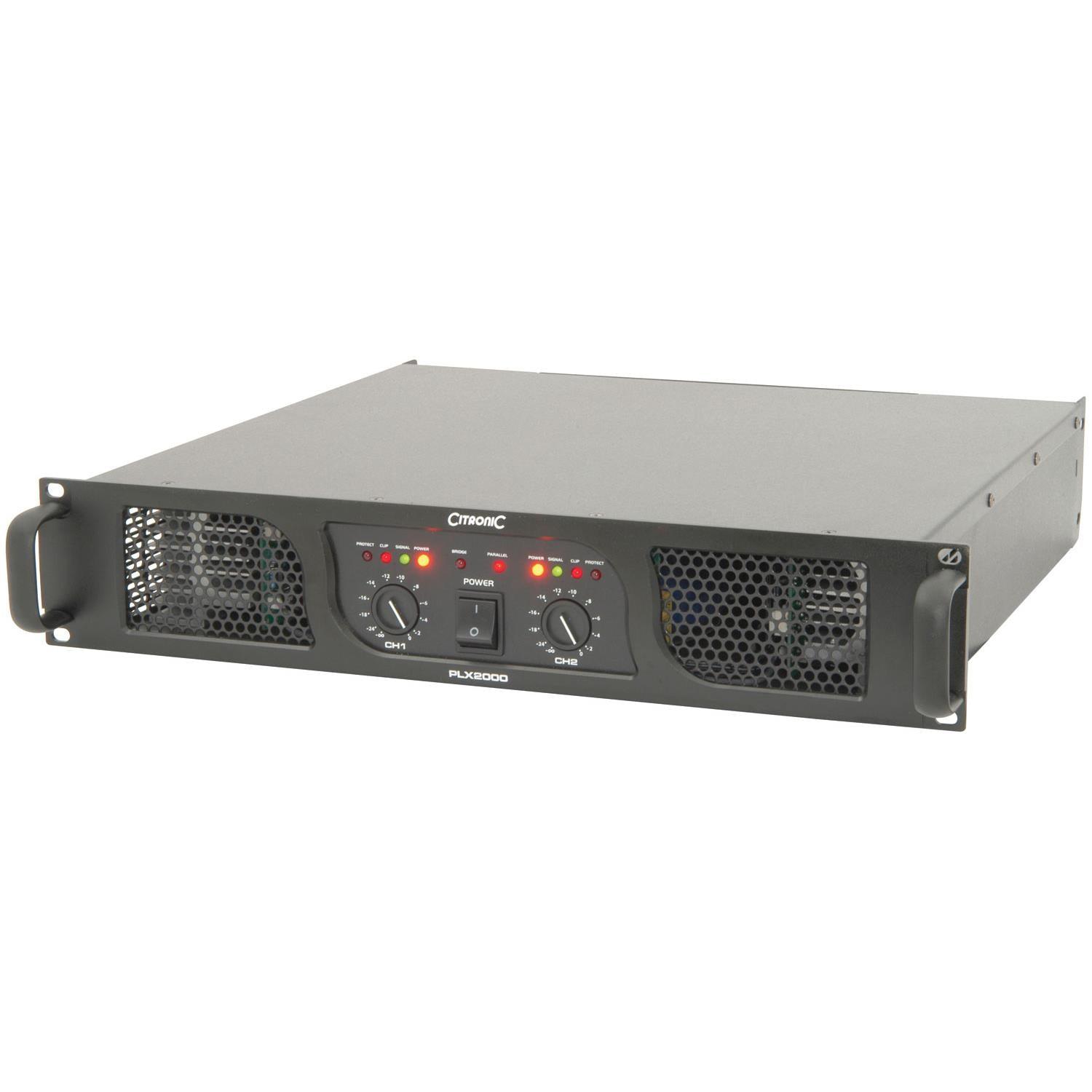 Citronic PLX2000 2 x 700W @ 4 Ohms Power Amplifier - DY Pro Audio