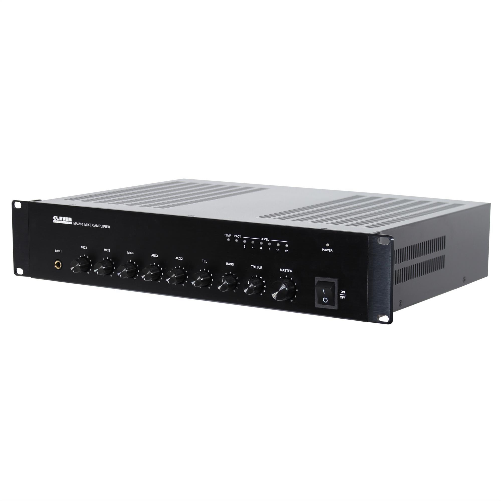 Clever Acoustics MA 260 100v 60w Mixer Amplifier - DY Pro Audio