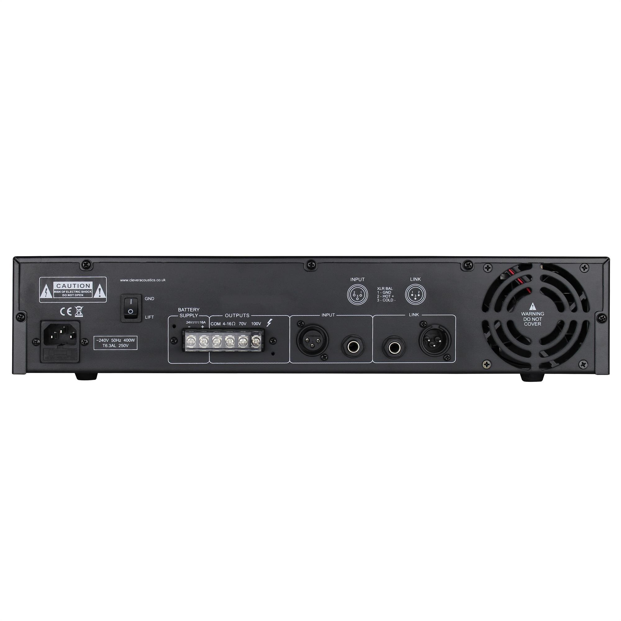 Clever Acoustics SL 240 100V 240W Power Amplifier - DY Pro Audio