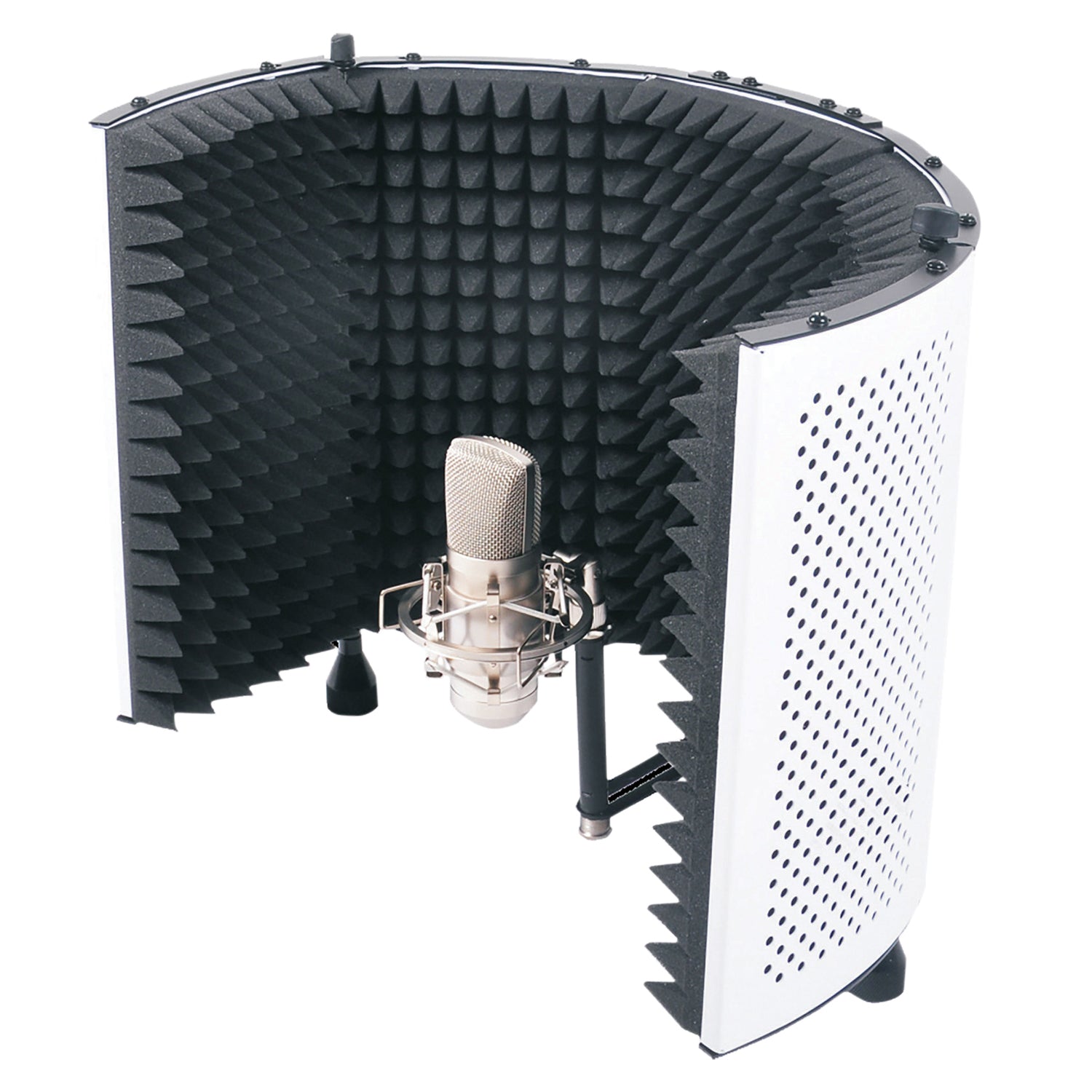 "SoundLab Studio Microphone Reflexion Screen for vocal recording isolation"