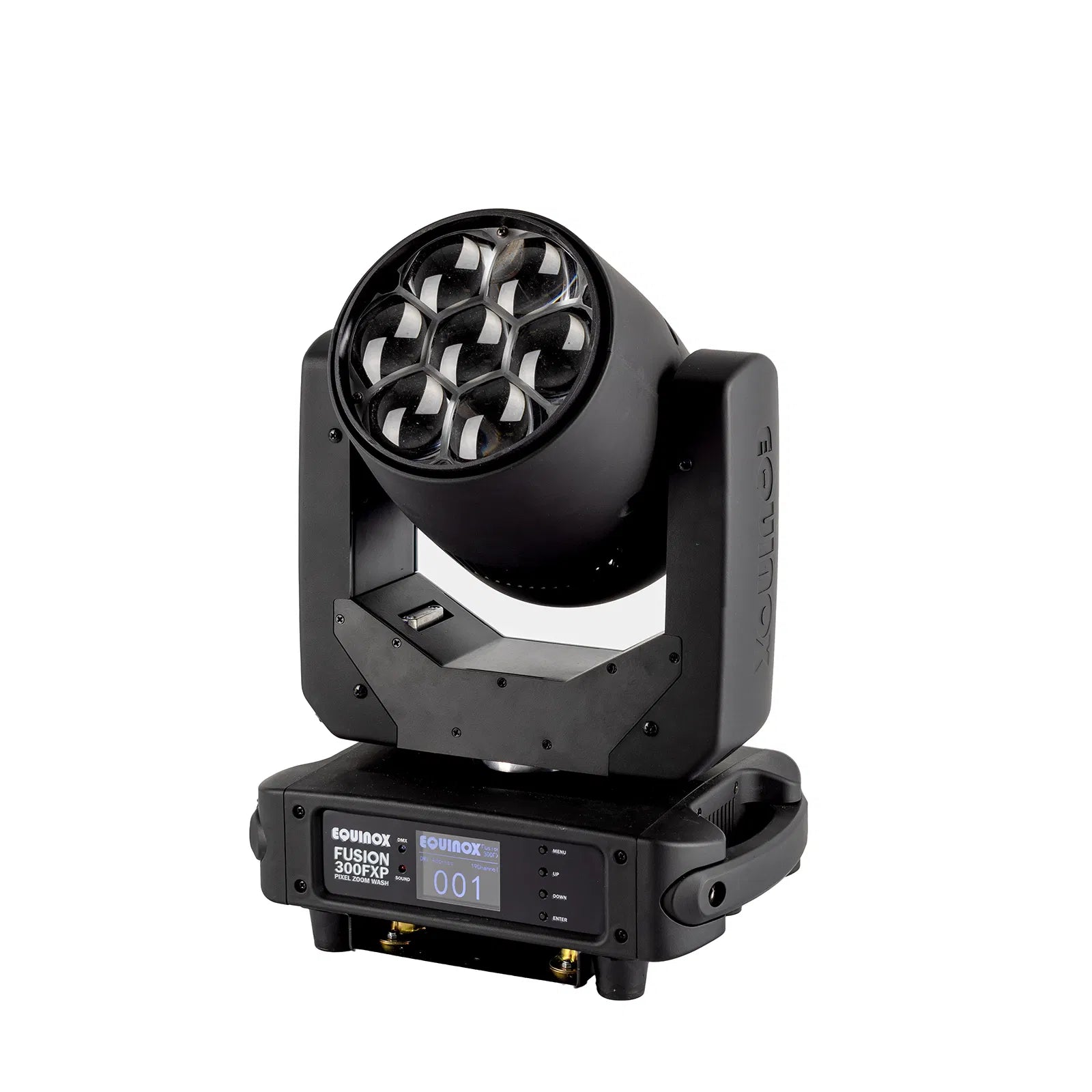 "Equinox Fusion 300FXP Pixel Zoom Wash Moving Head with RGBW LEDs and motorized zoom"