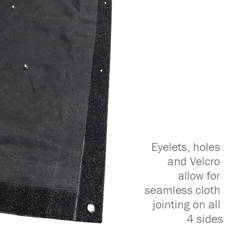 LEDJ 9 x 4m Black PRO LED Starcloth System (Excludes Controller)