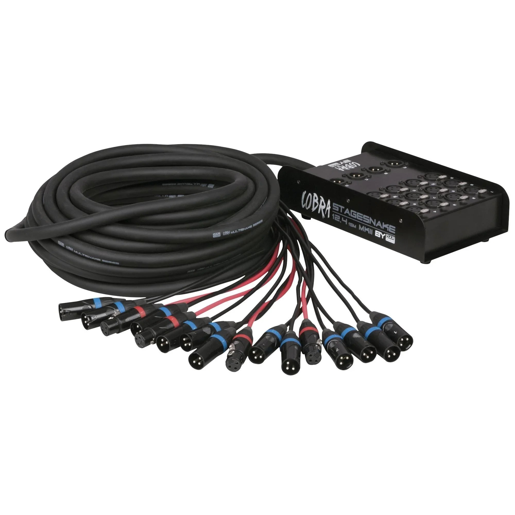 DAP CobraX 12/4 StageSnake 15 m Multicore StageSnake - DY Pro Audio