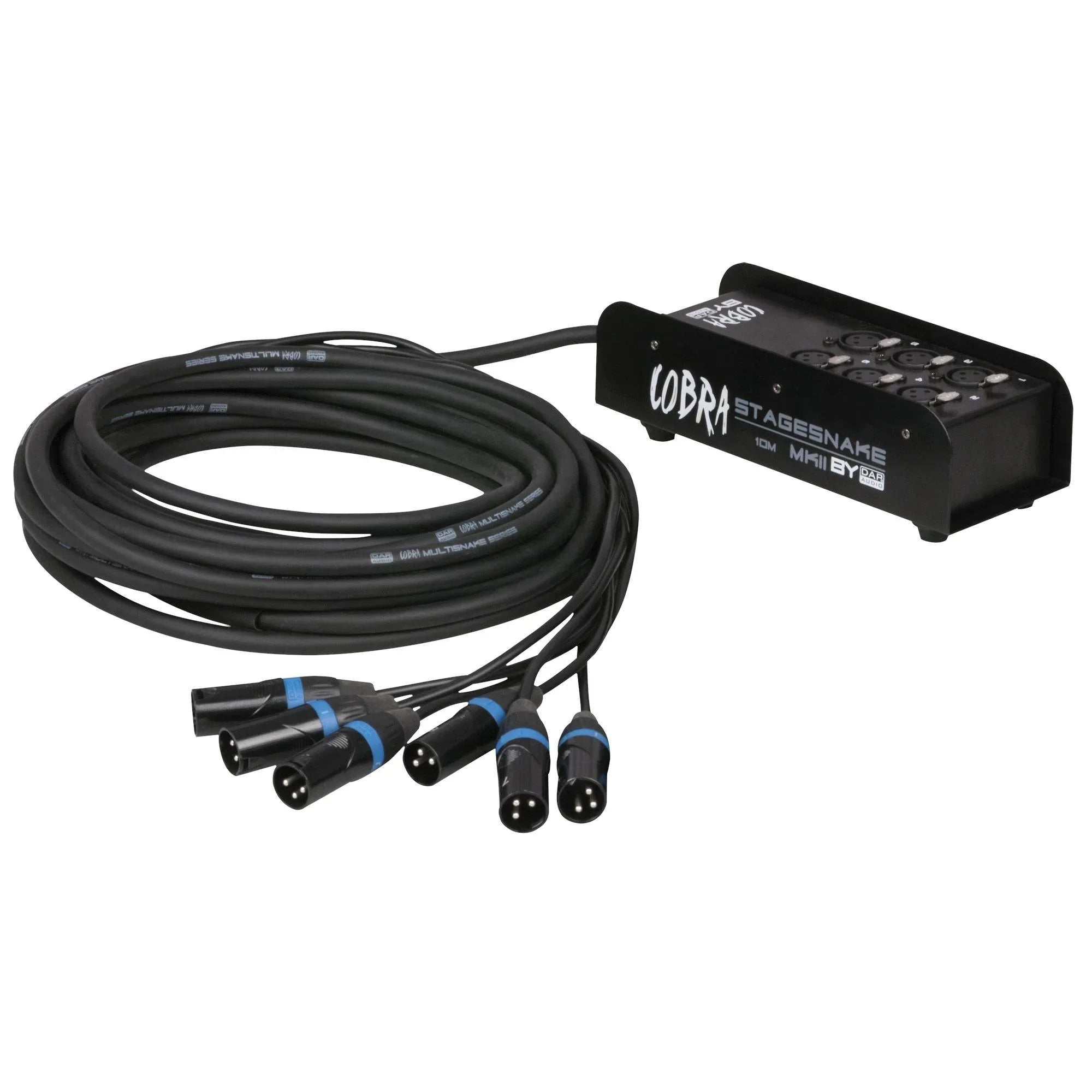 DAP CobraX 6 StageSnake 6 way 10m Multicore - DY Pro Audio