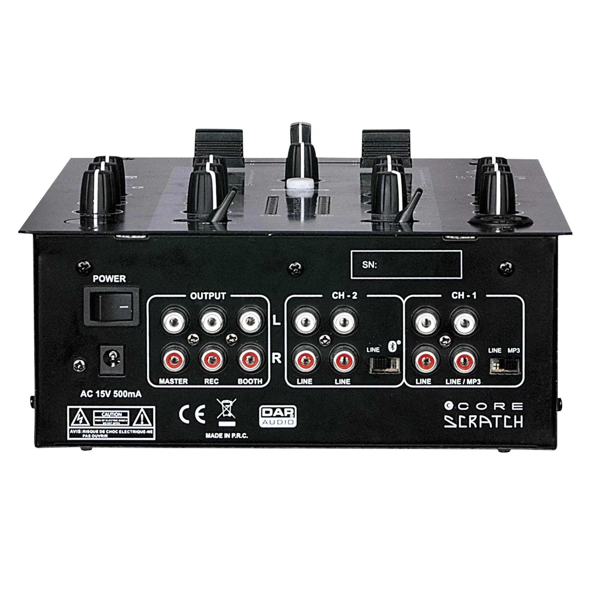 DAP CORE Scratch 2-channel DJ Mixer with Bluetooth - DY Pro Audio