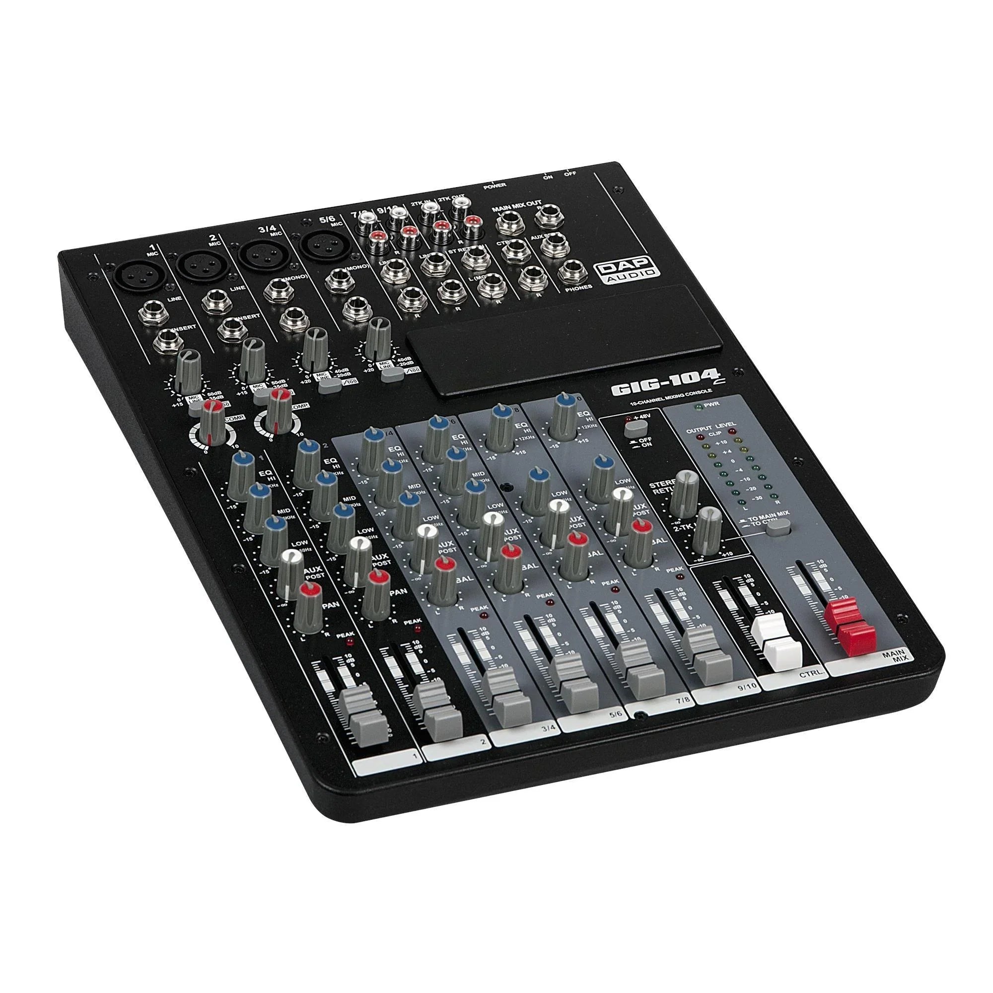 DAP DAP GIG-104C 10-Channel Analog Mixer - DY Pro Audio